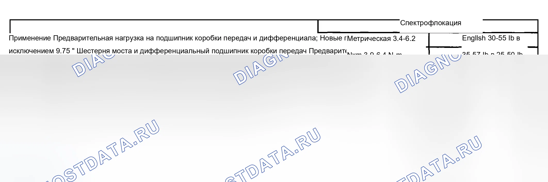Рис. 35: Предварительный натяг подшипника шестерни и подшипника дифференциала. Chevrolet Silverado 2500 