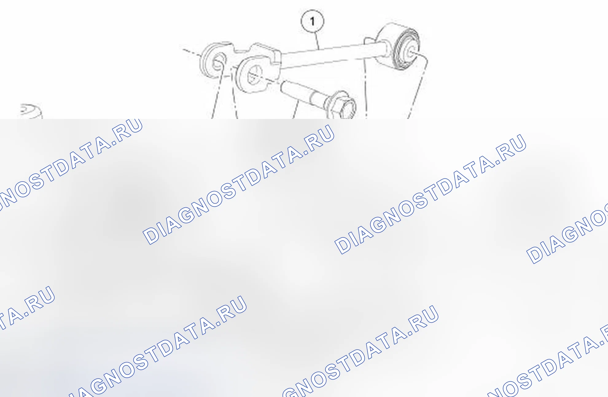 Рис. 5: Продольный рычаг - верхний. Ford Expedition III