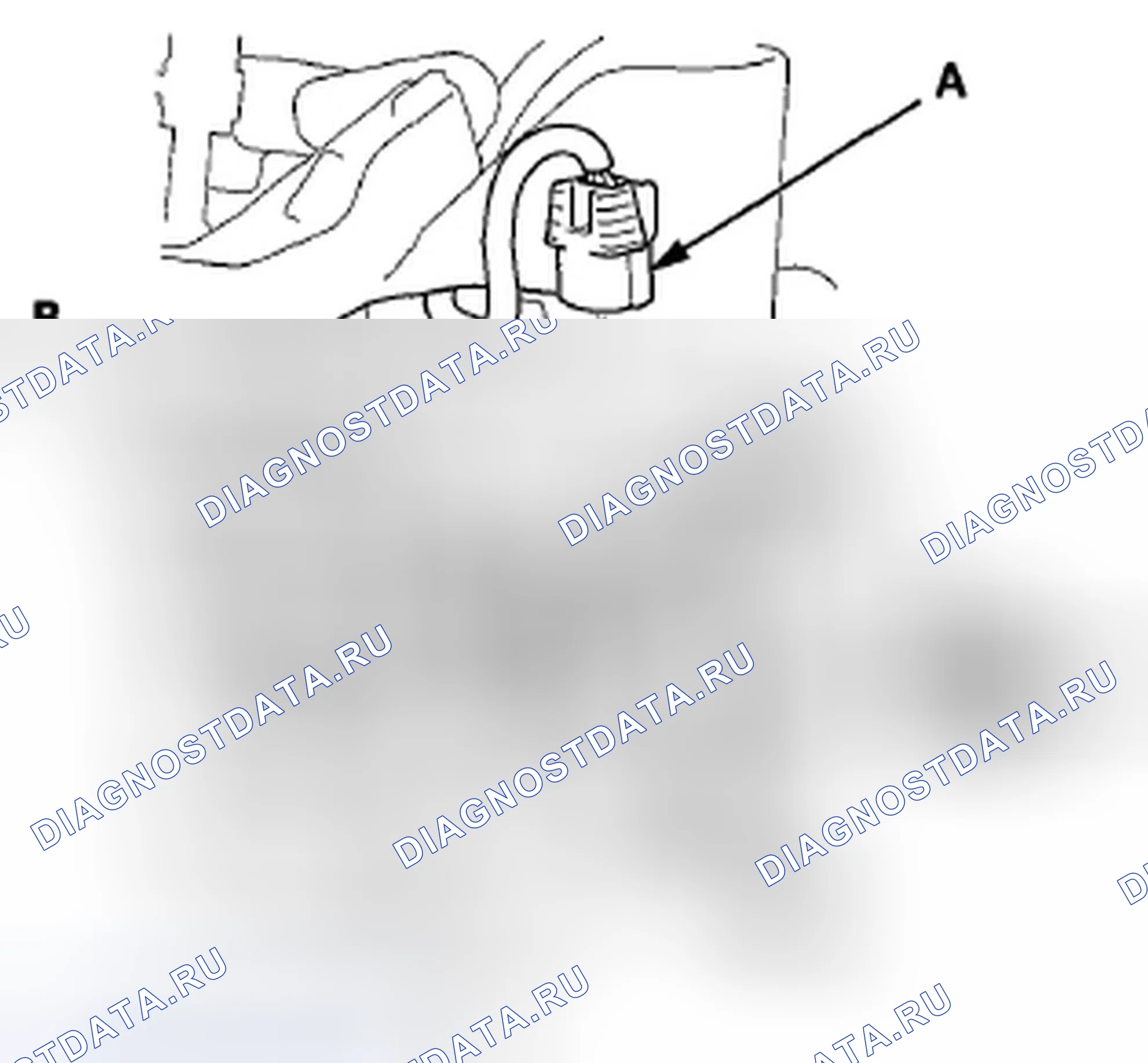 Рис. 91: Замена клапана продувки канистры EVAP. Acura TSX II