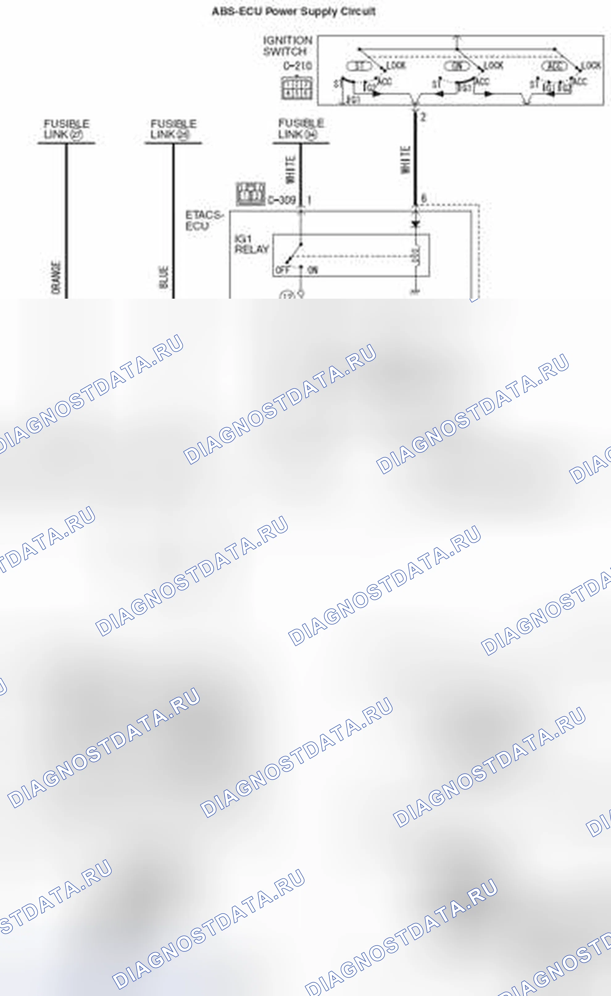 Рис. 112: Процедура проверки 8: Система цепей питания ABS-ECU. Honda e:NP1 I