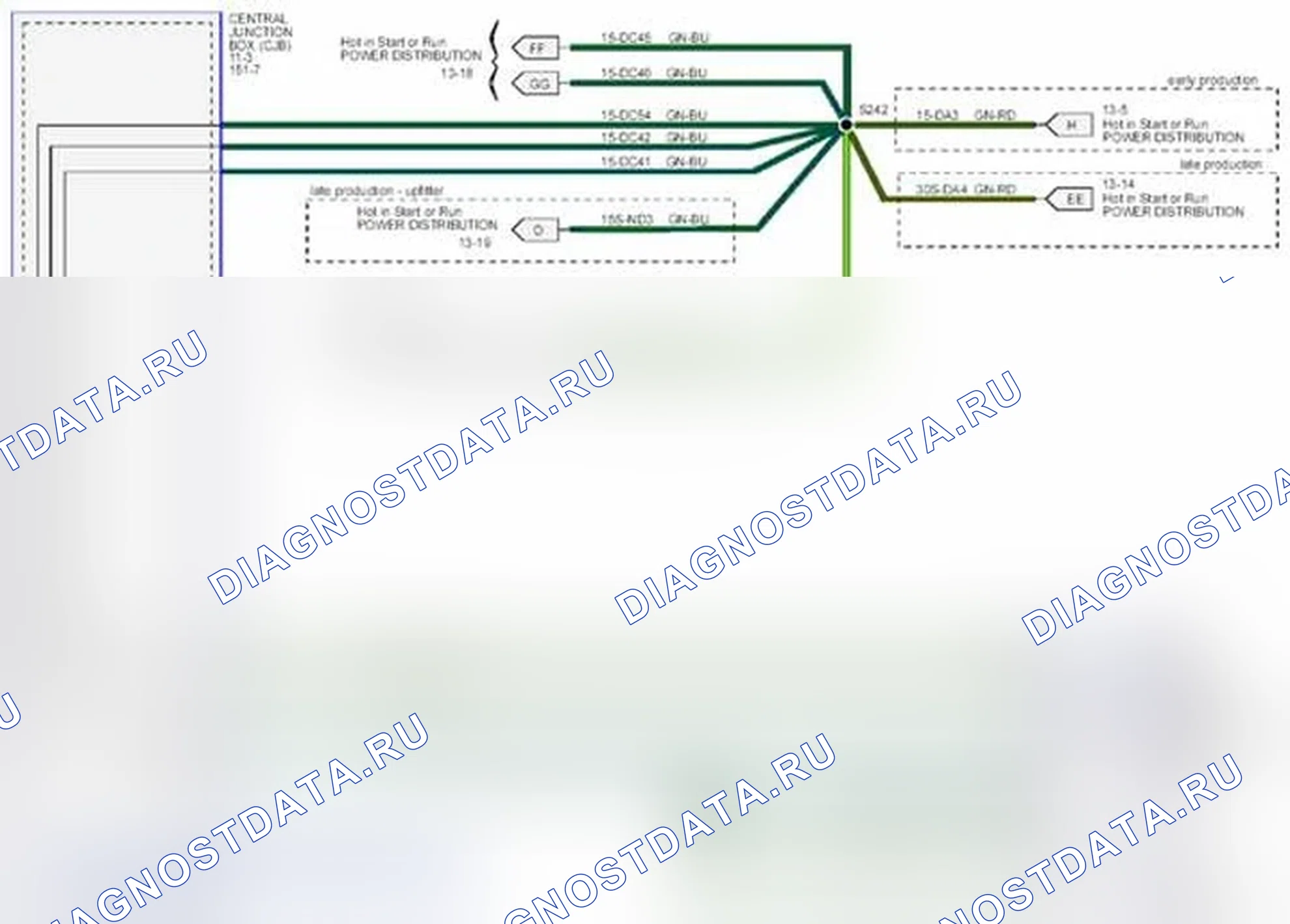Рис. 286: F141, F142, F166. Ford Transit Connect I рестайлинг