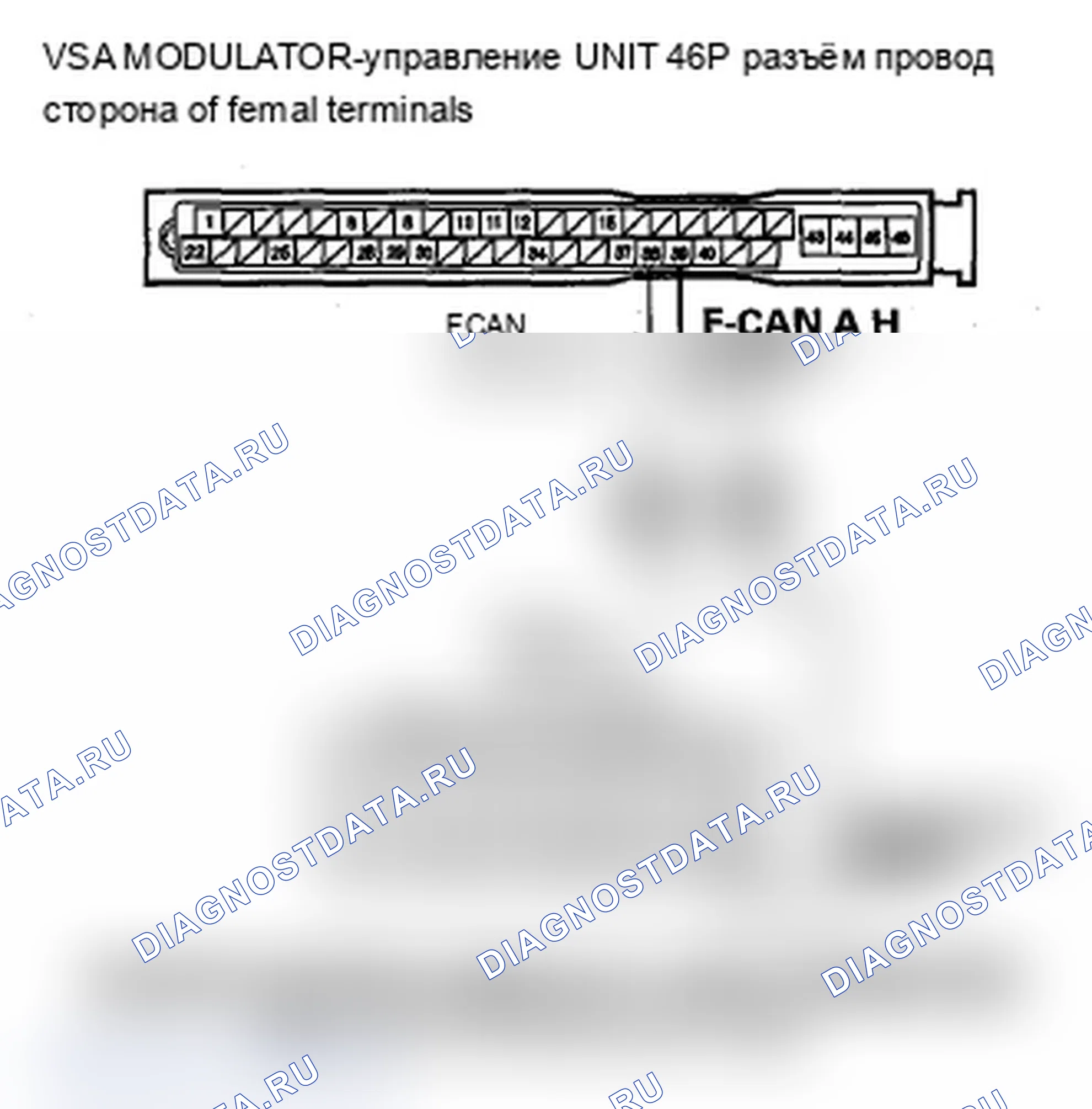 Рис. 16: B1170 расшифровка кода ошибки: потеря связи модуля управления датчиком с блоком управления модулятором VSA (сообщение VSA). Acura MDX II рестайлинг