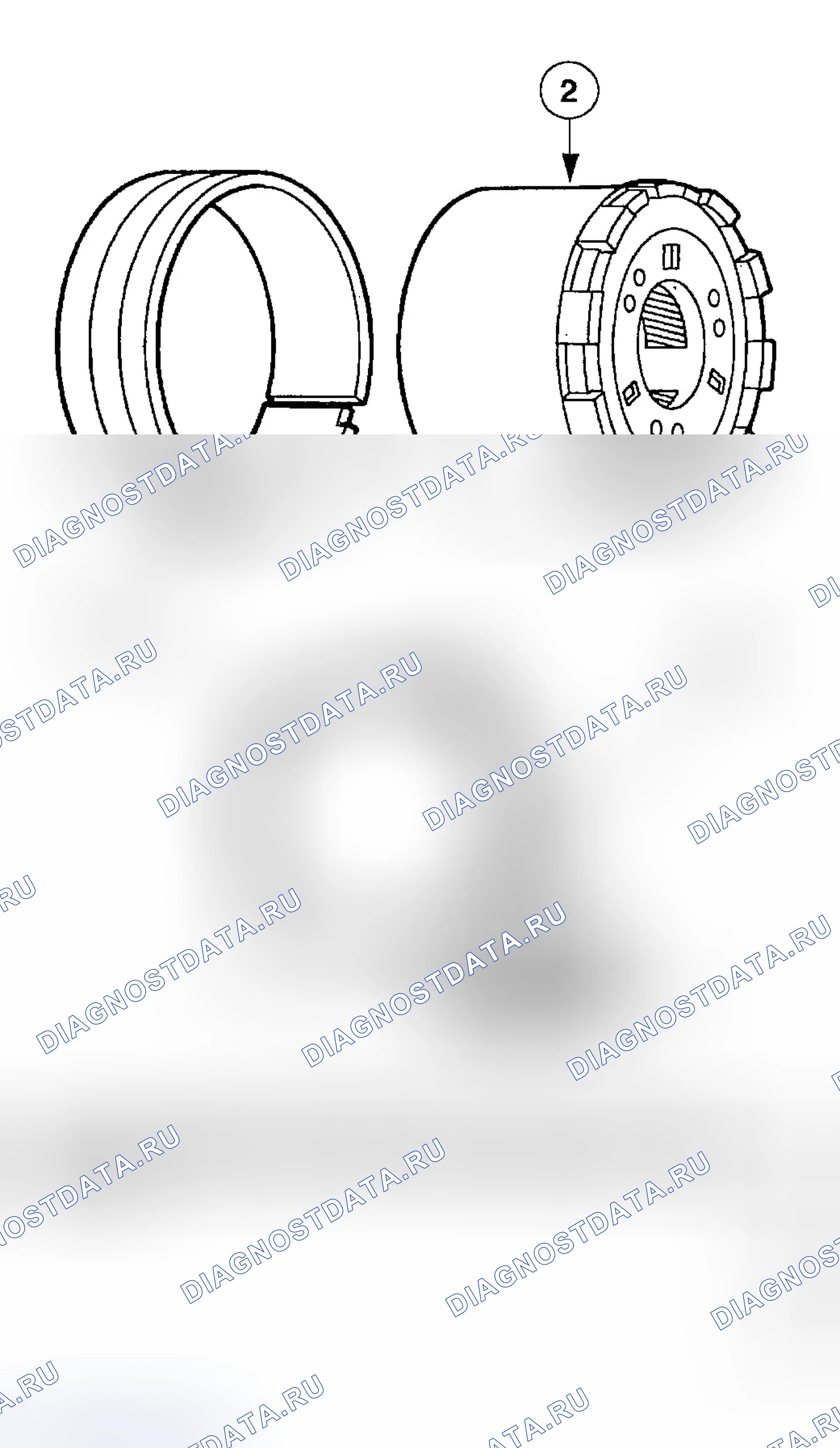 Рис. 723: Полоса - низкая / обратная. Ford Explorer Sport Trac I