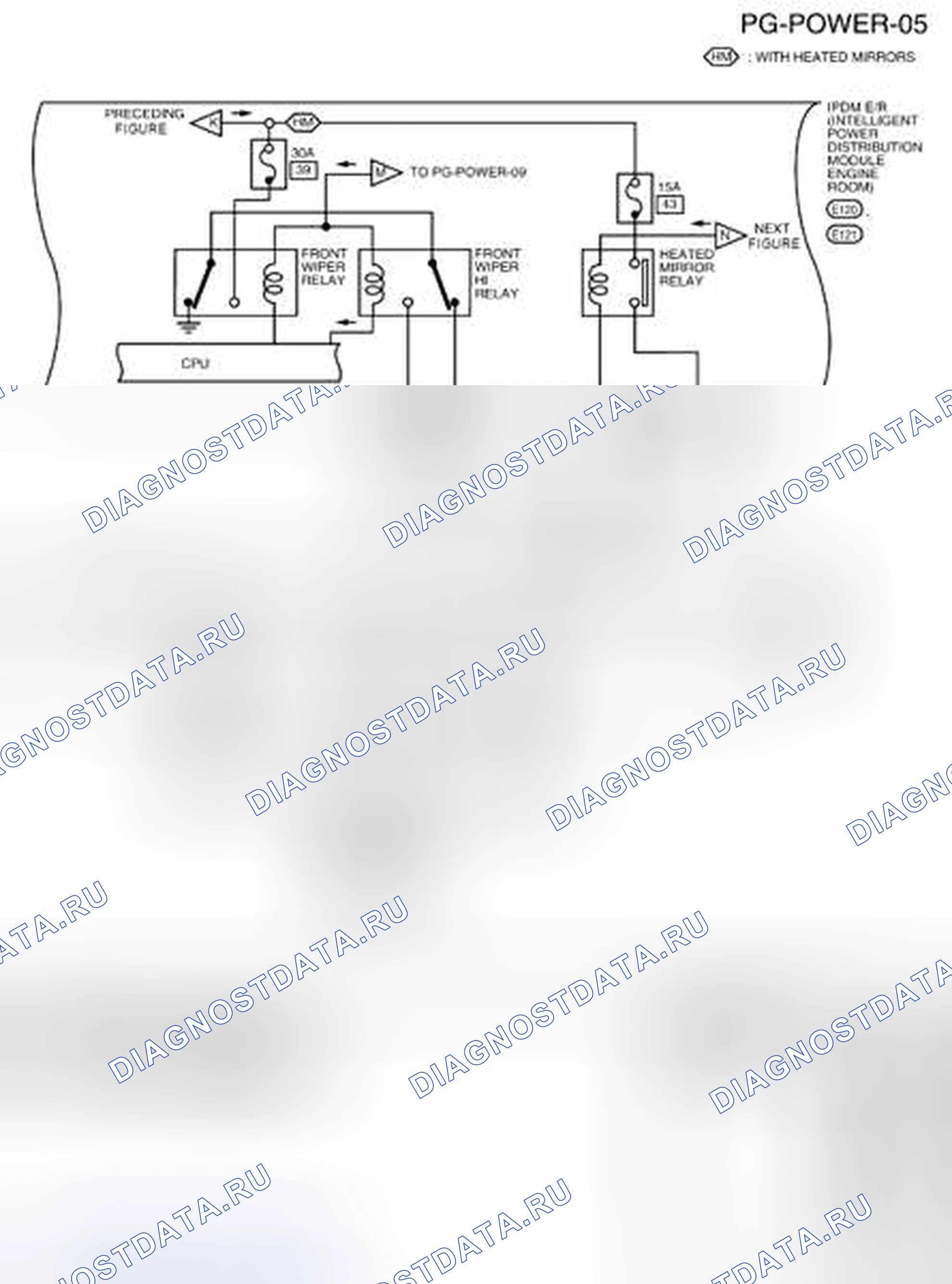 Рис. 24: электросхема - Pg-Питание-05. Nissan Frontier D40