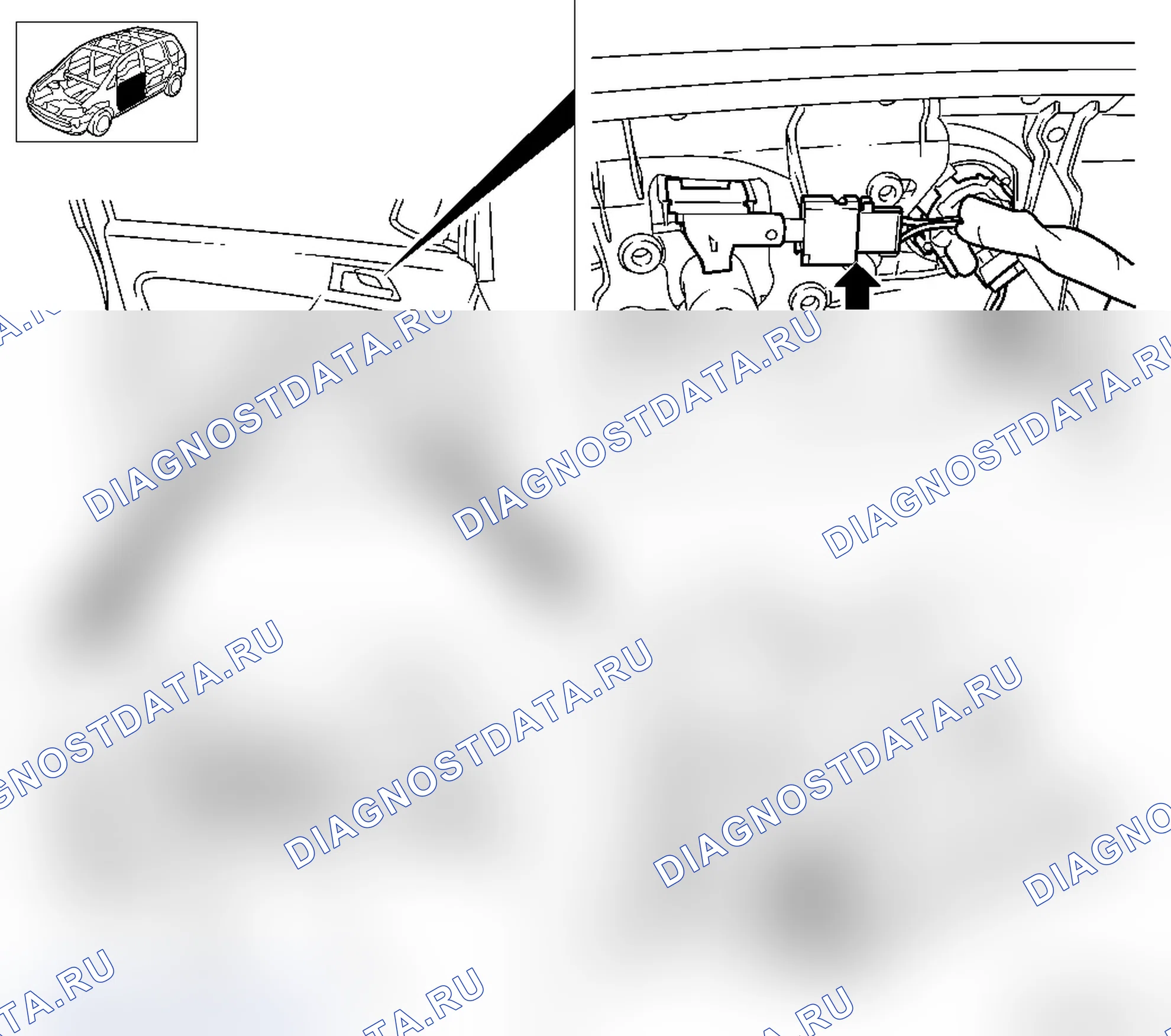 Замена внутренней обшивки задней двери. Opel Zafira B