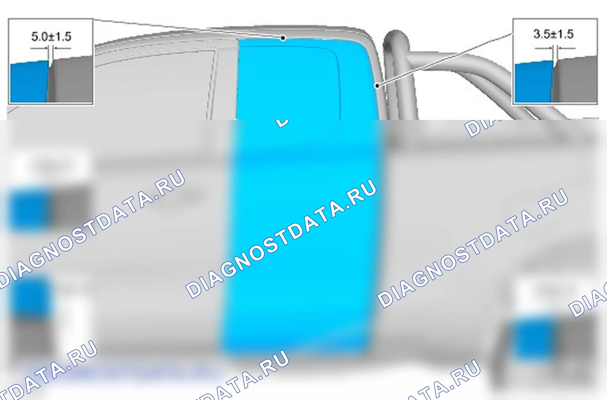 Как выверить положение задней двери. Ford Ranger T6