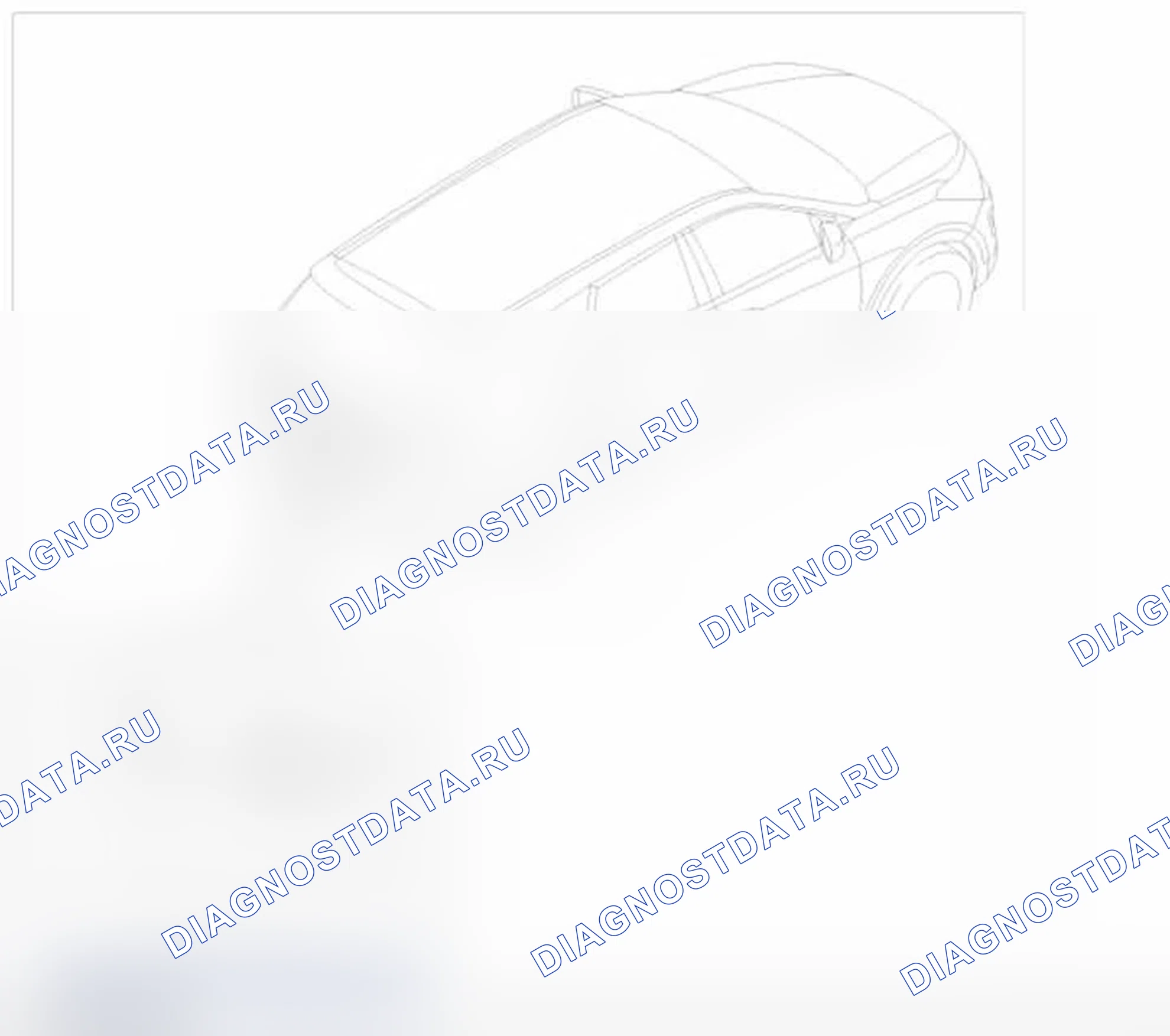 Рис. 81: Расположение компонентов. Hyundai Santa Fe III