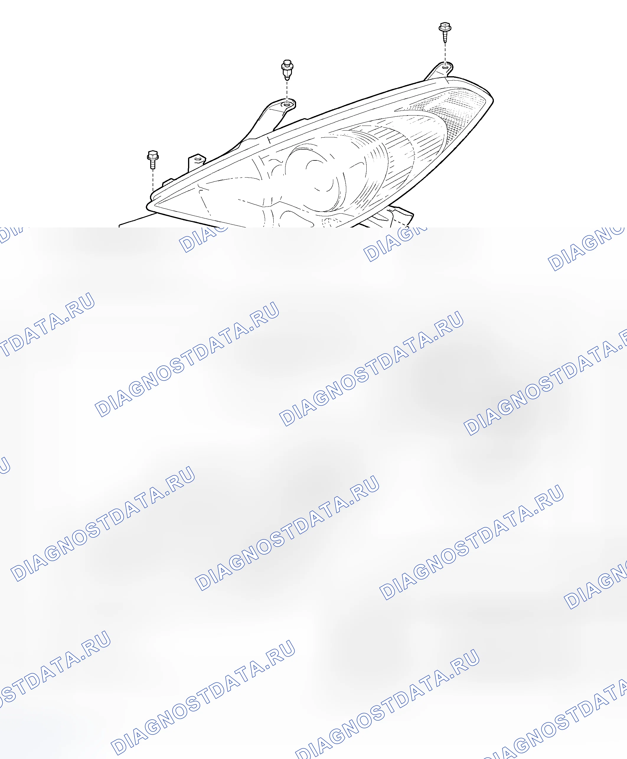 Рис. 70: КОМПОНЕНТЫ. Toyota Camry Solara II