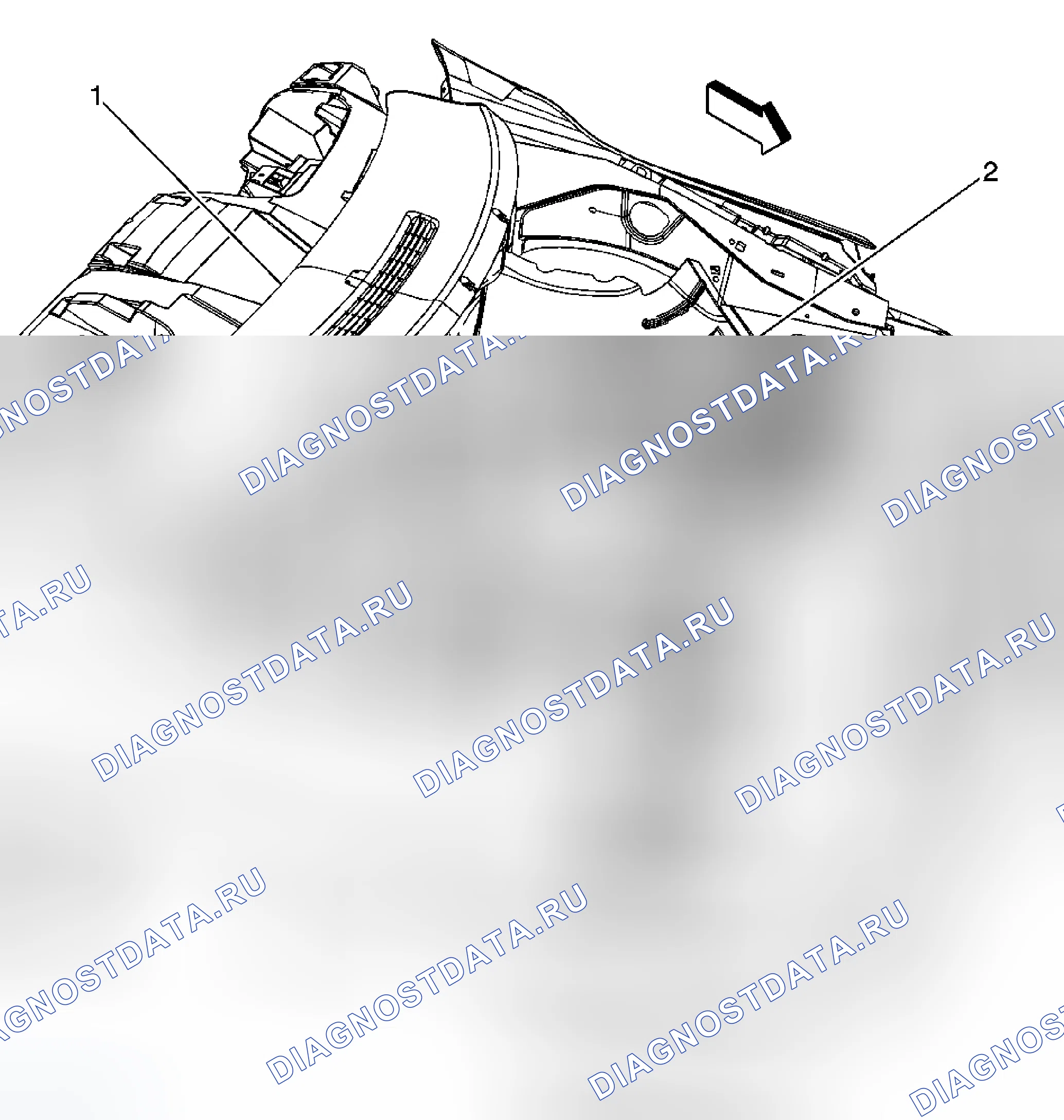 Рис. 6: Виды компонентов ABS. Chevrolet Uplander I
