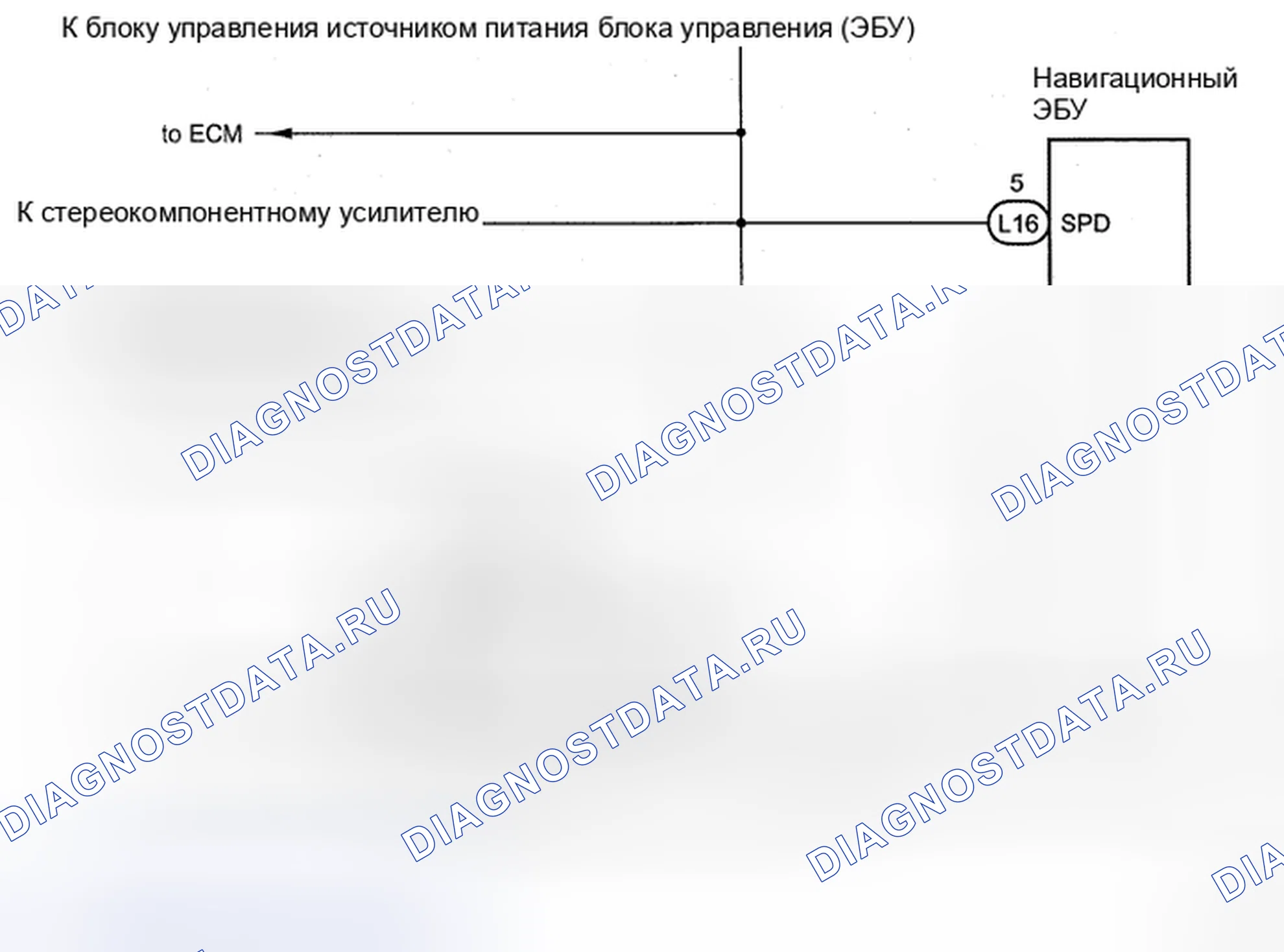 Рис. 8: электросхема. Toyota Avalon XX30 рестайлинг