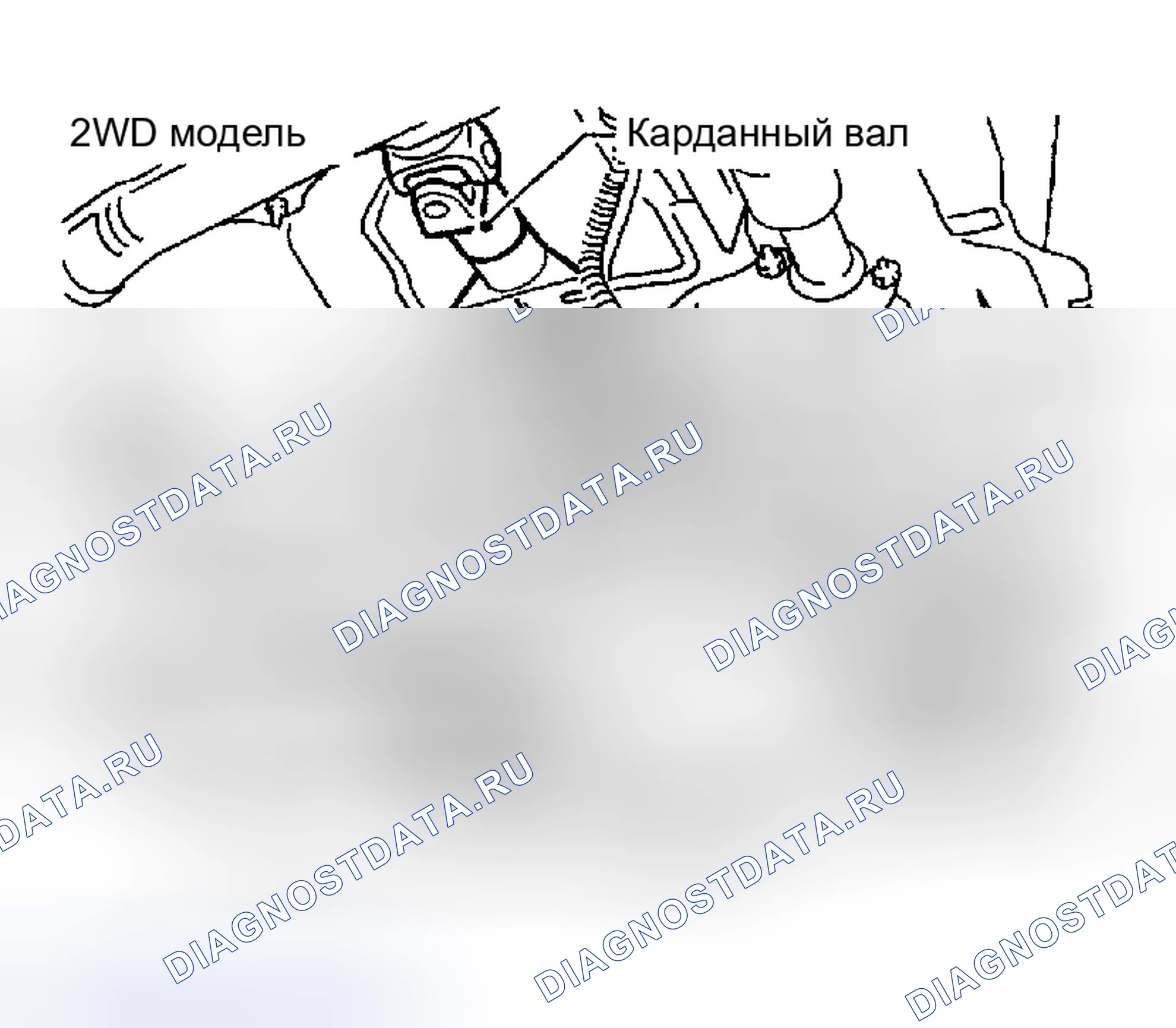 Рис. 505: 2WD МОДЕЛЬ. Honda Odyssey (North America) I