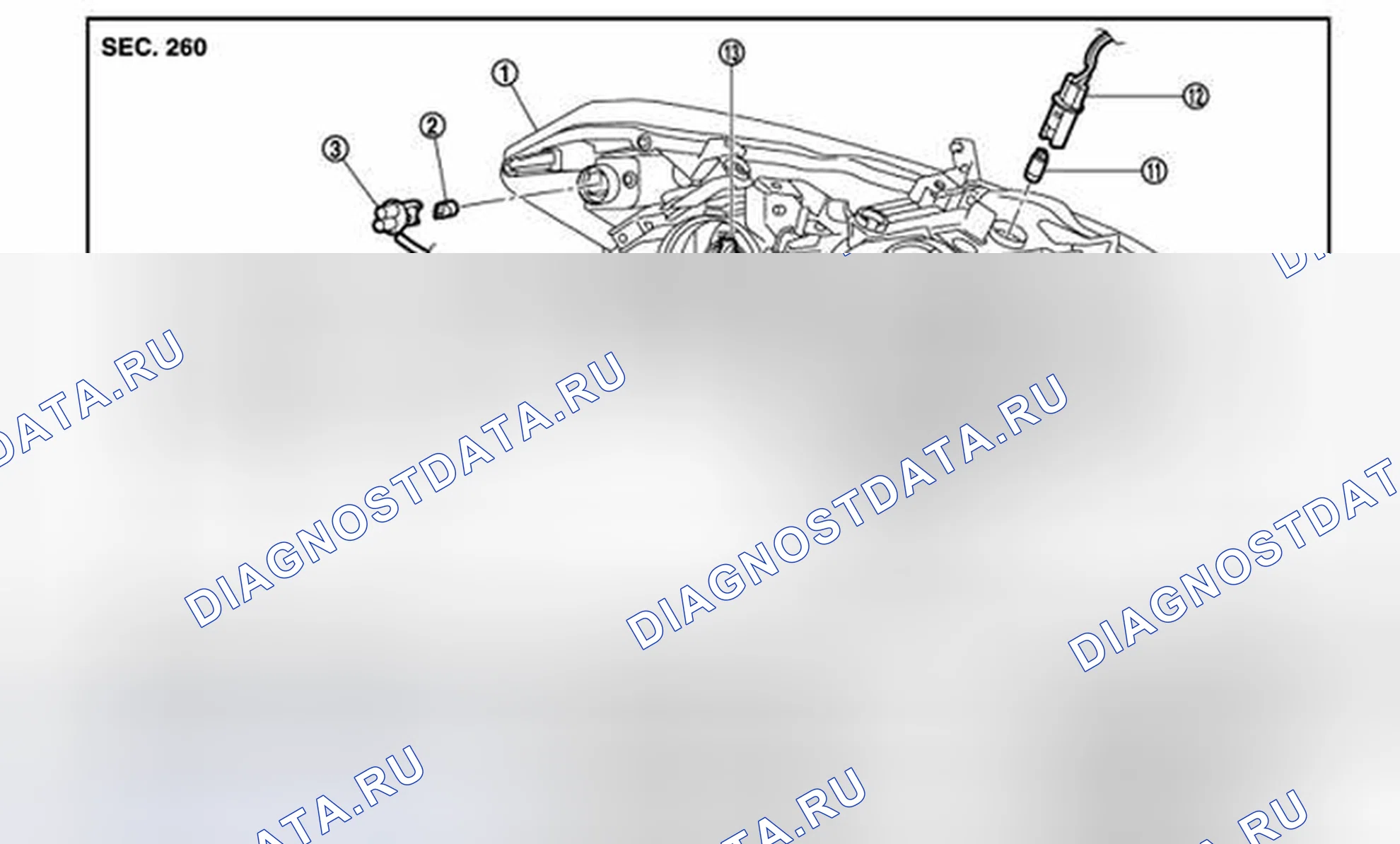 Рис. 4: РАЗБОРКА. Infiniti Q70 I рестайлинг