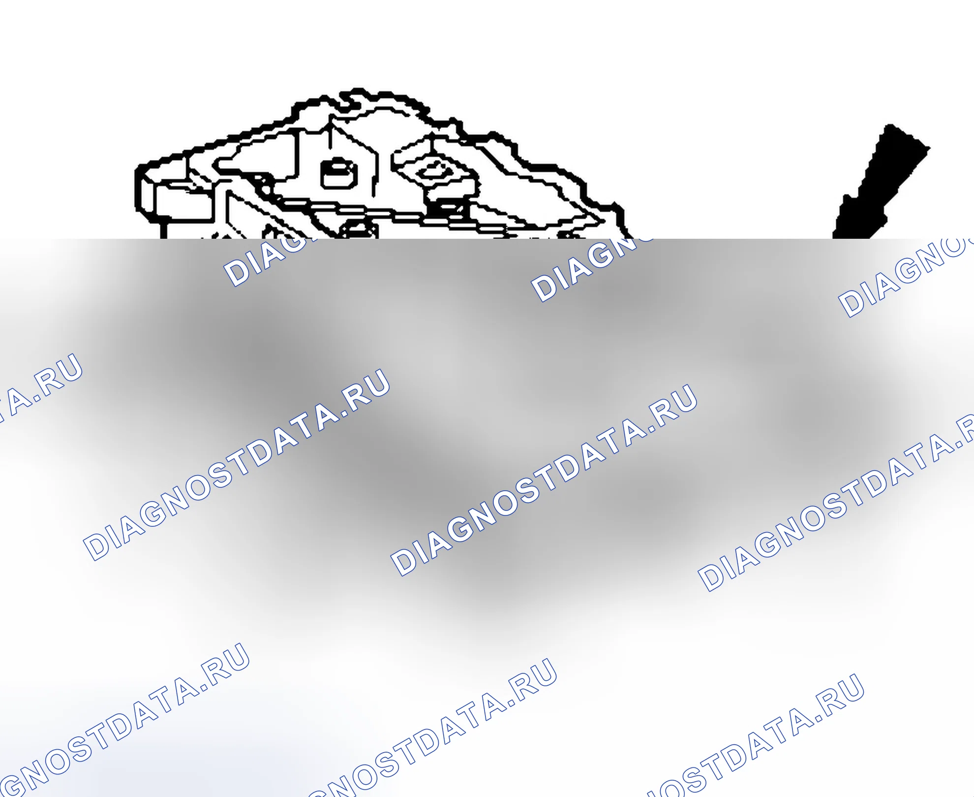Рис. 236: Номера позиций 6-15: Нижняя колодка, болты и гайки Примечание по установке. Ford Explorer III