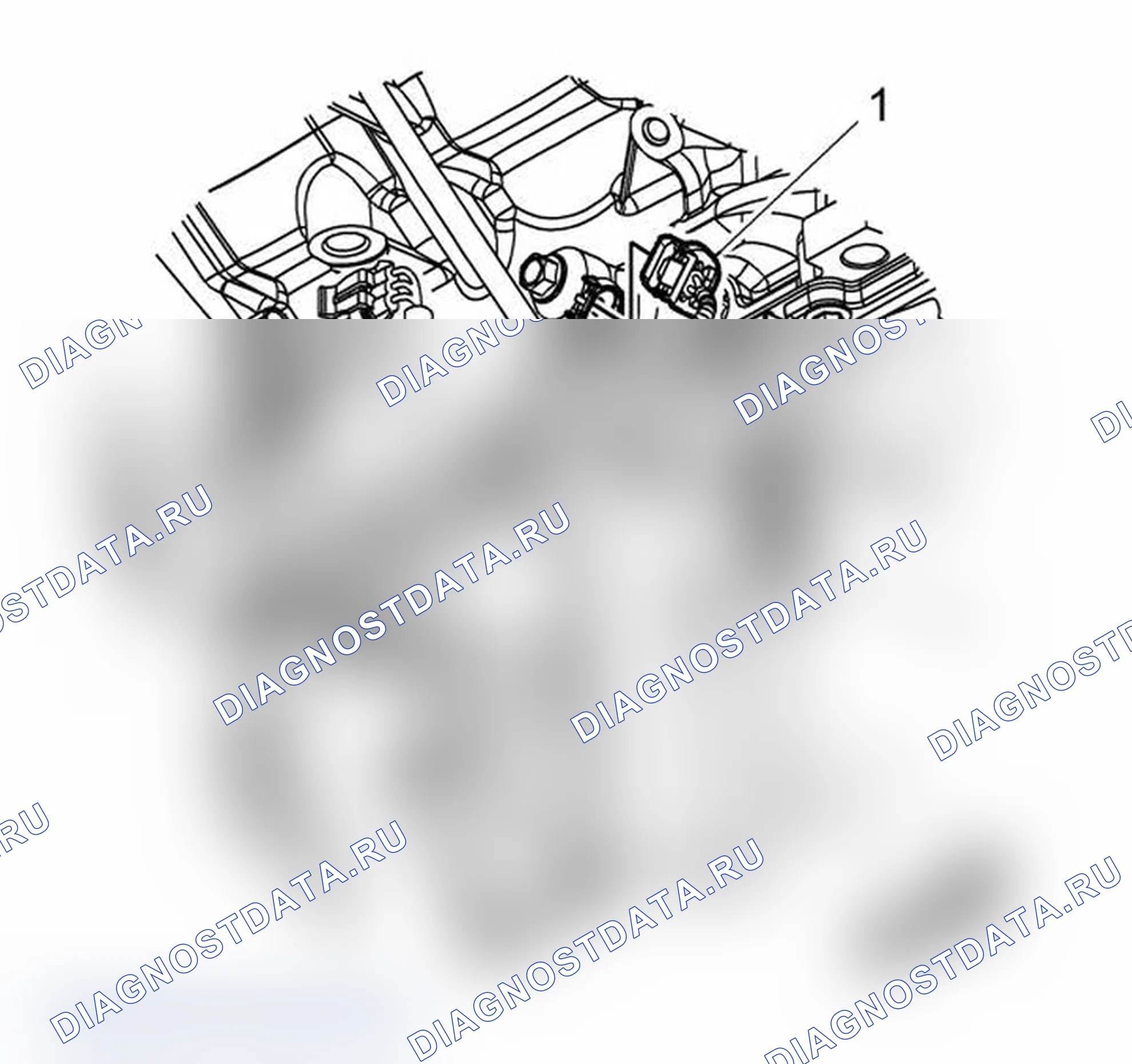 Рис. 21: Нижняя правая часть двигателя (LC8, LMF, L20 или L96). Chevrolet Express G1500 