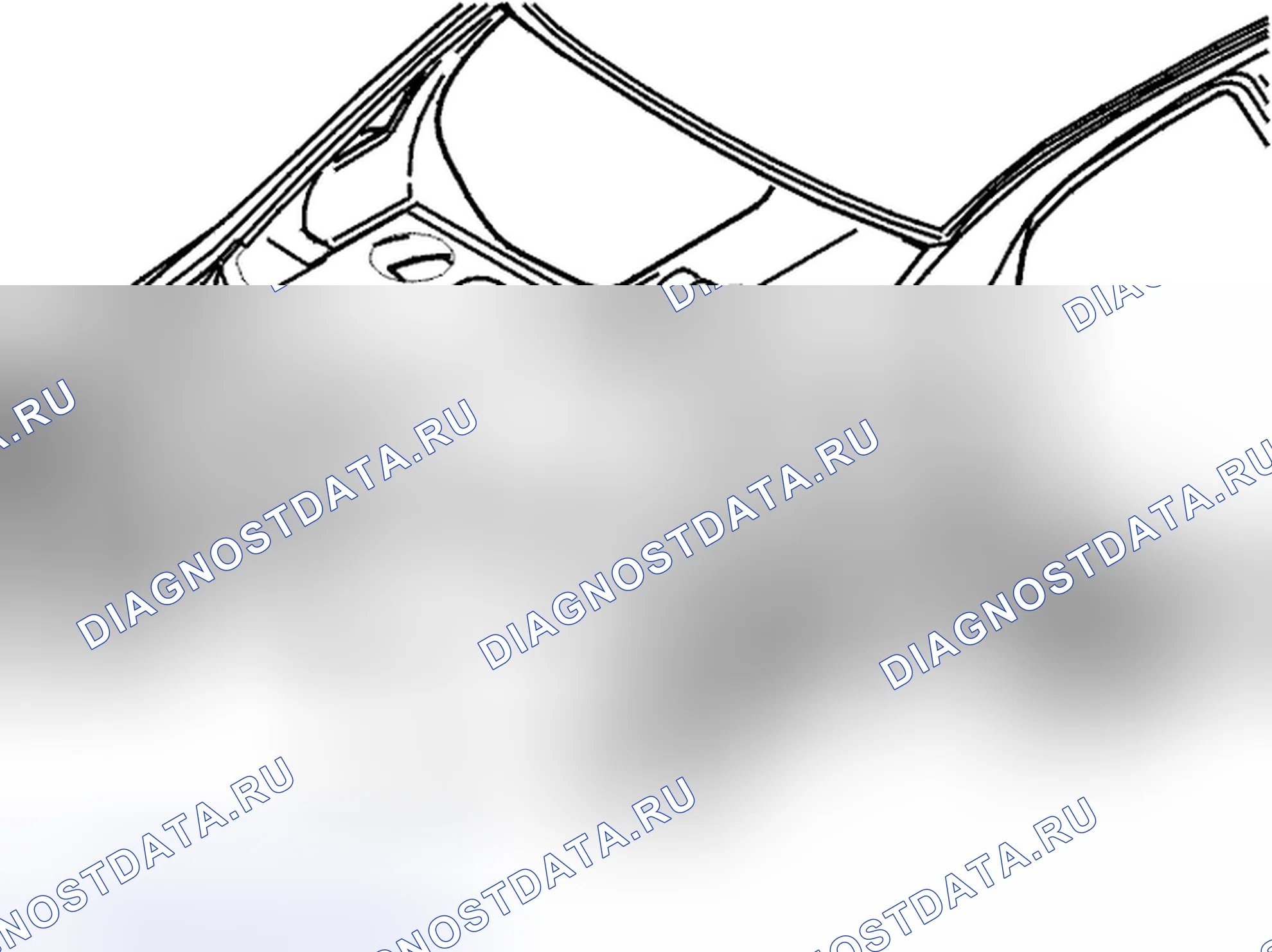 Рис. 208: Задний лонжерон, замена. Volvo S80 I
