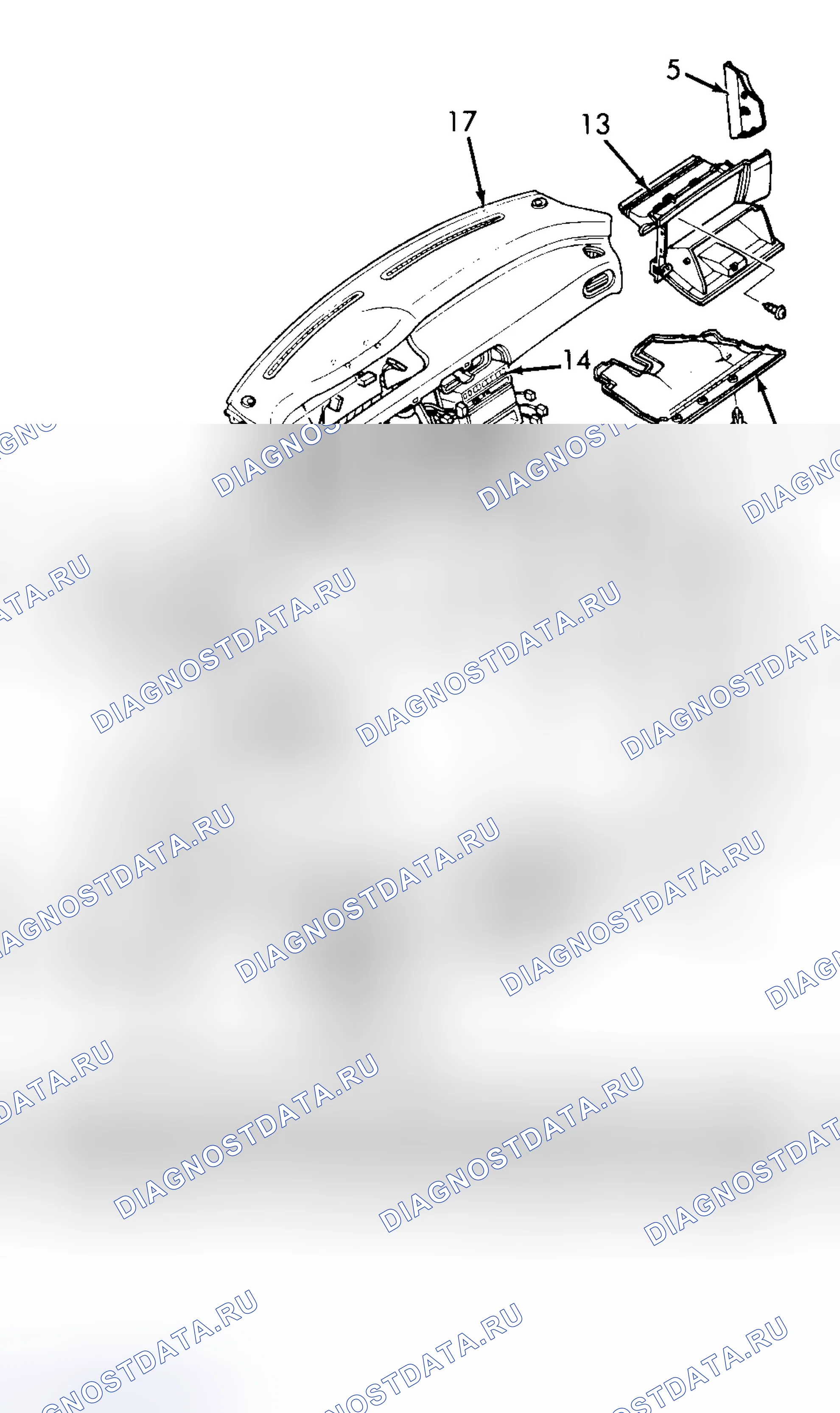 Рис. 5: Демонтаж и монтаж. Honda Civic VIII рестайлинг