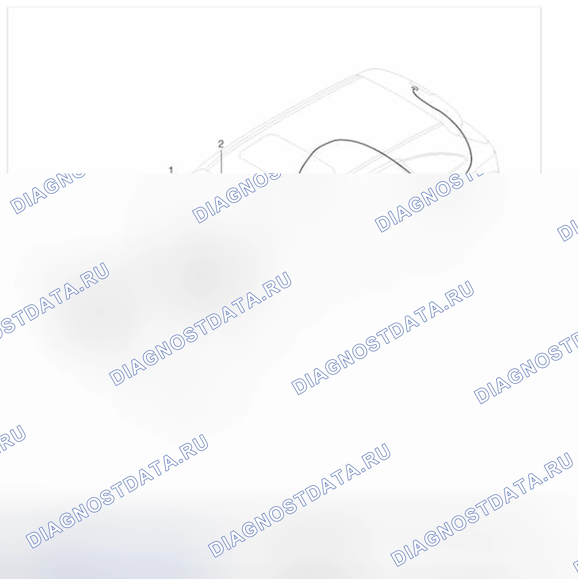 Рис. 1: Расположение компонентов. Hyundai Veracruz I