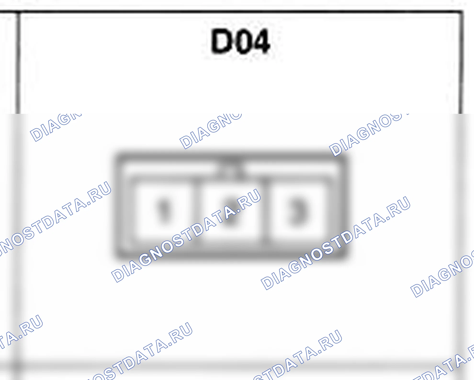Распиновка разъёма D04 — дверного жгута. Hyundai Atos MX