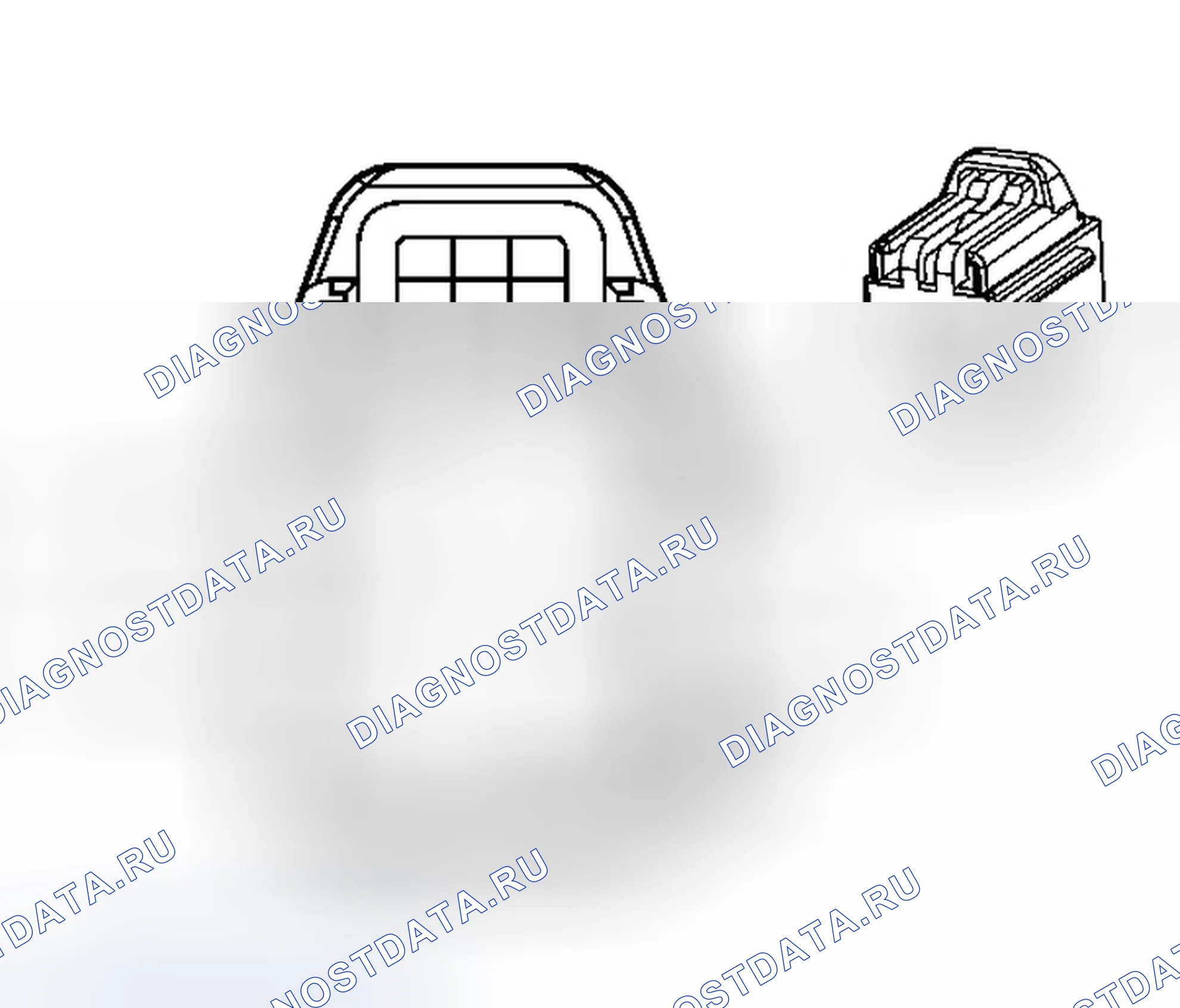 Рис. 13: X206 Жгут стойки A к жгуту I / P. Chevrolet HHR I