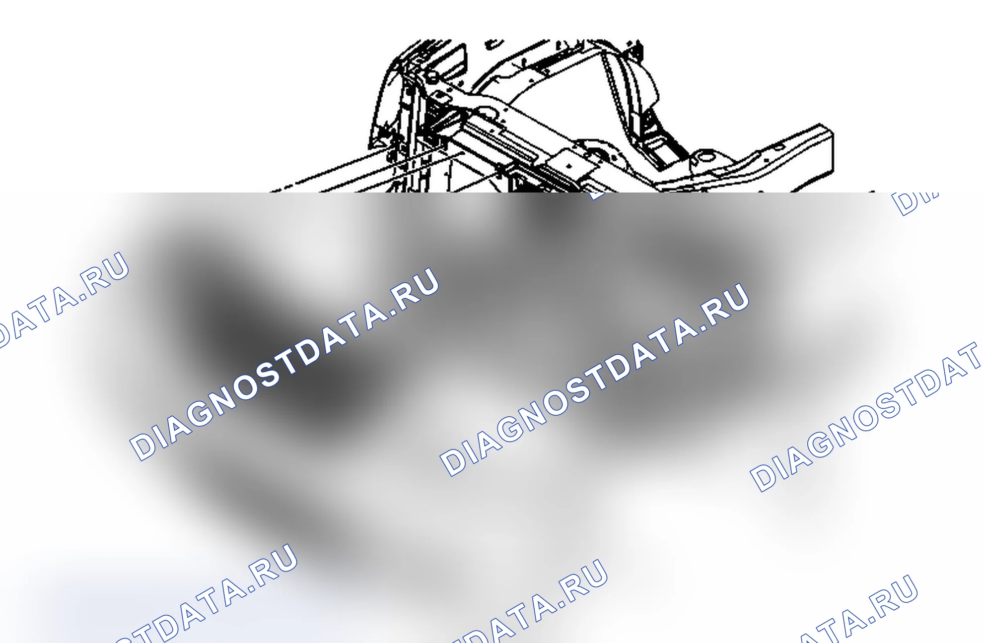 Рис. 55: Замена передней бампера (Юкон). Chevrolet Suburban K2500 GMT900