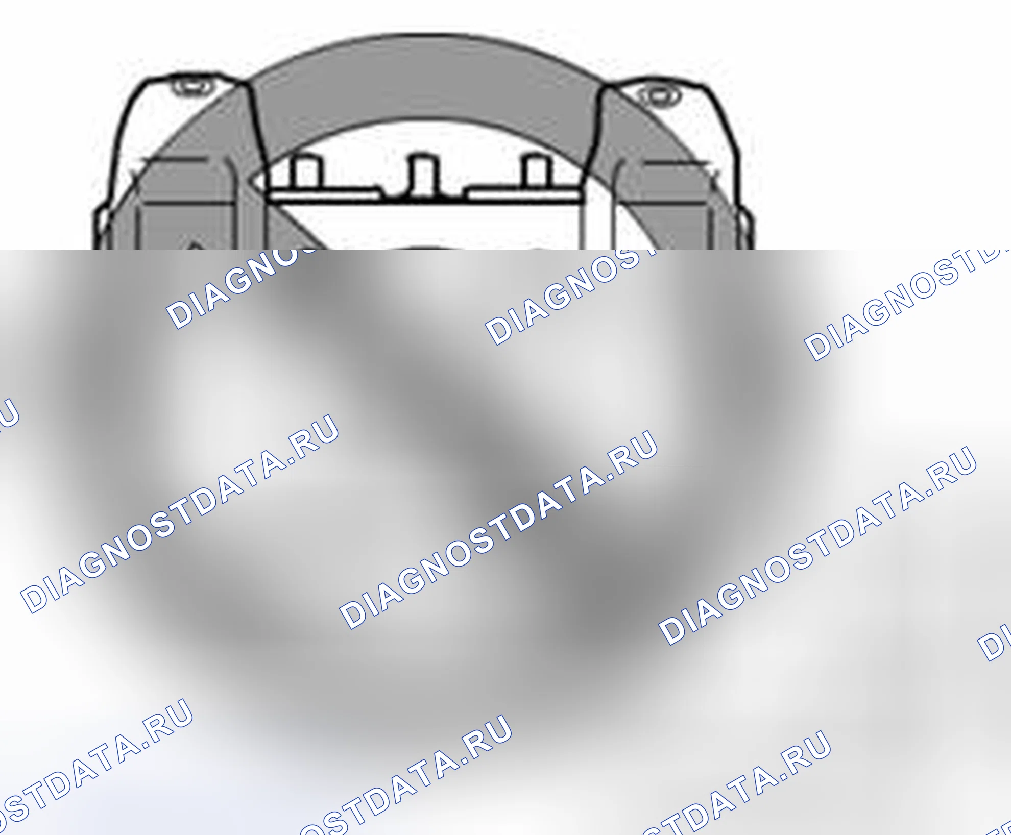 Рис. 69: Проверка пассажирского воздушного мешка (инфлятора). Suzuki SX4 I рестайлинг
