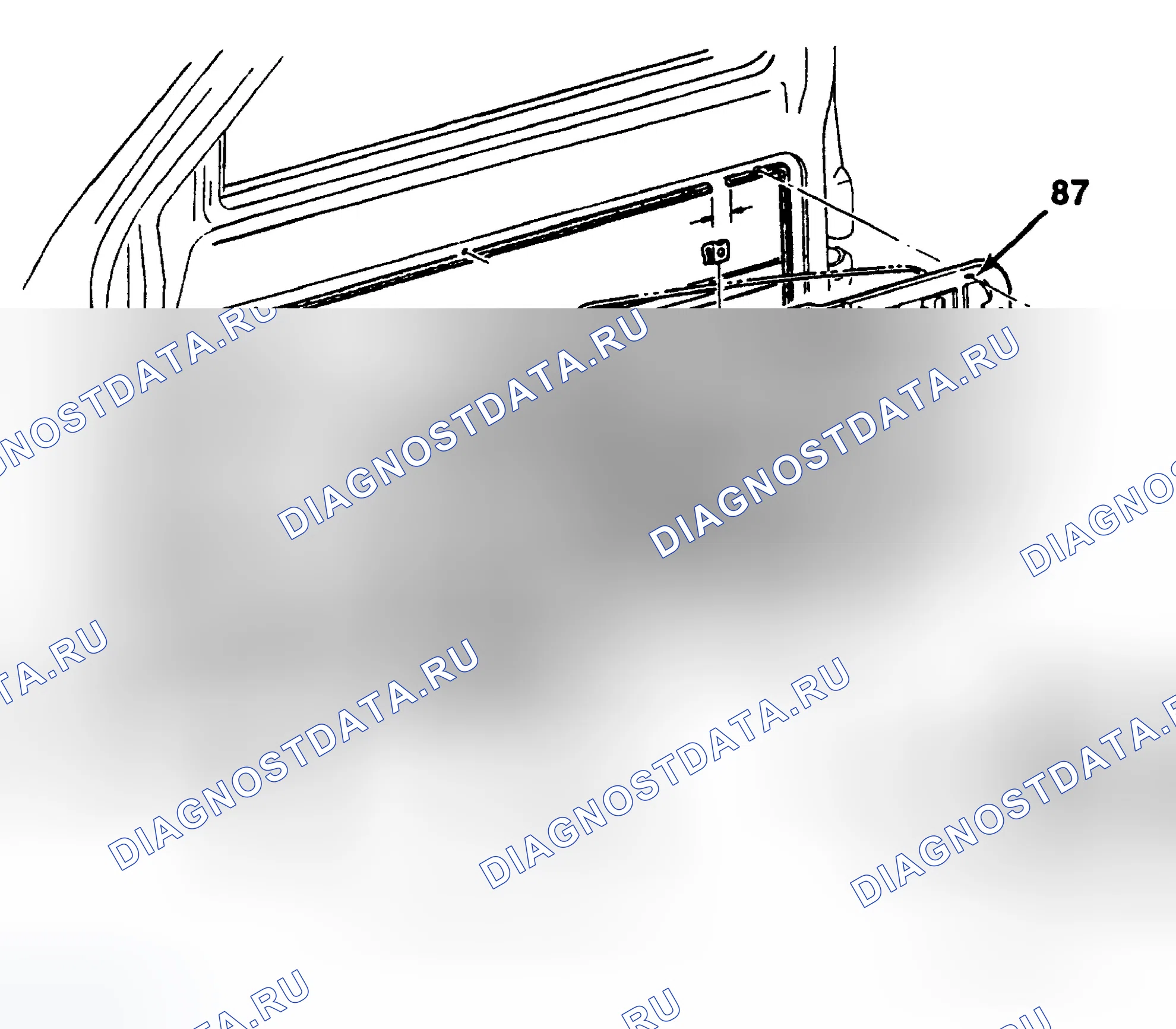 Рис. 1: ДВЕРНОЙ МОДУЛЬ. Chevrolet Pickup K1500 