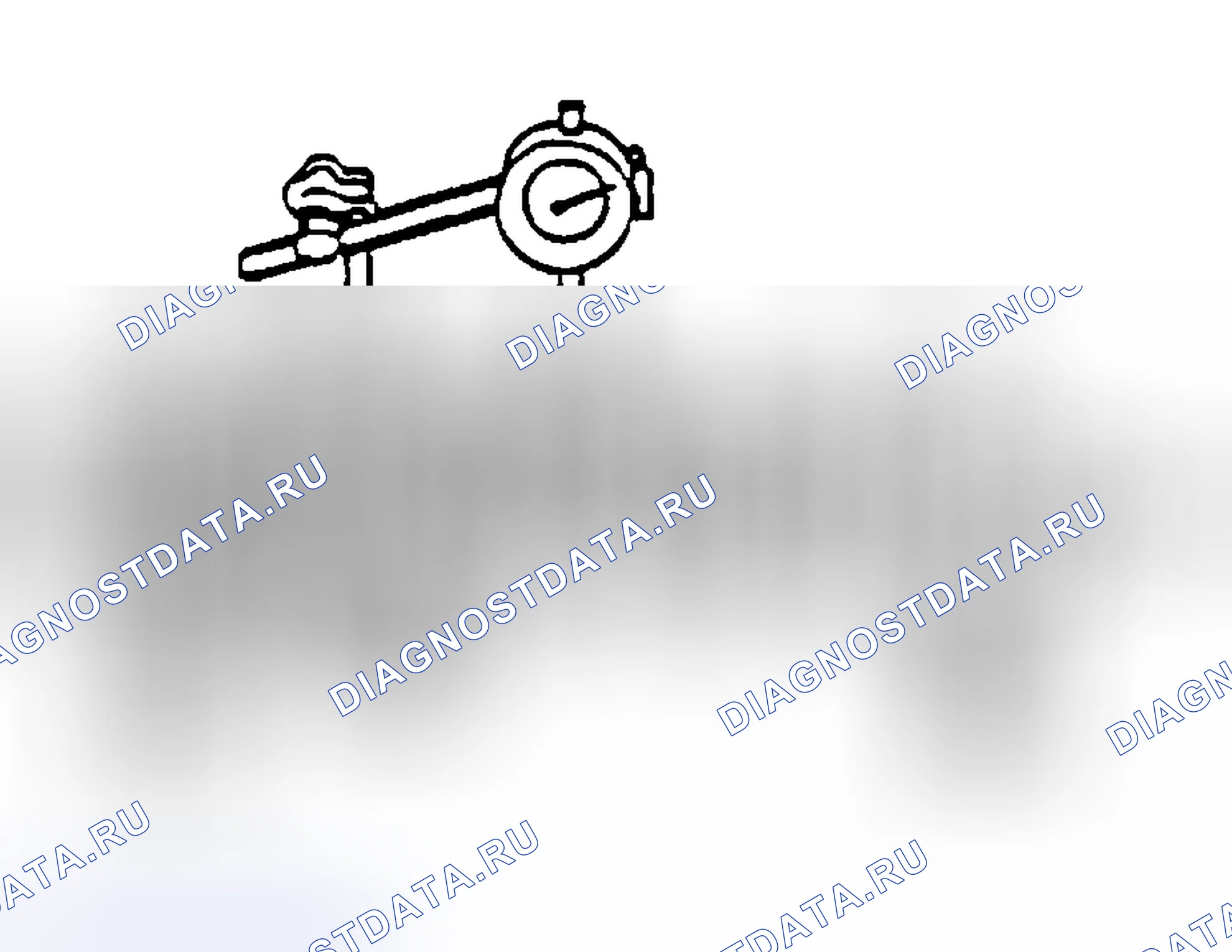 Рис. 481: Коленчатый вал - биение. Mazda Tribute I