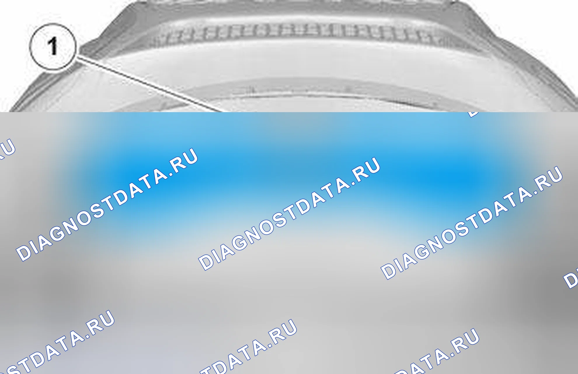 Рис. 411: Дефлектор воздуха передней нижней части кузова. Volvo V70 II рестайлинг