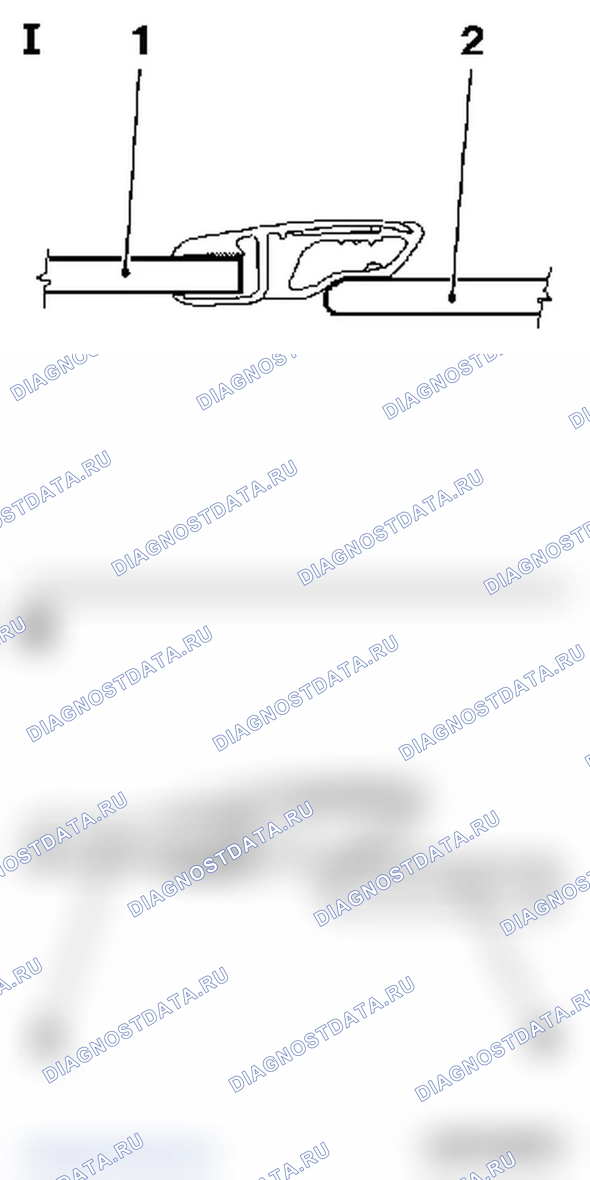 Регулировка подъемного окна передней двери (модель F67). Opel Astra G
