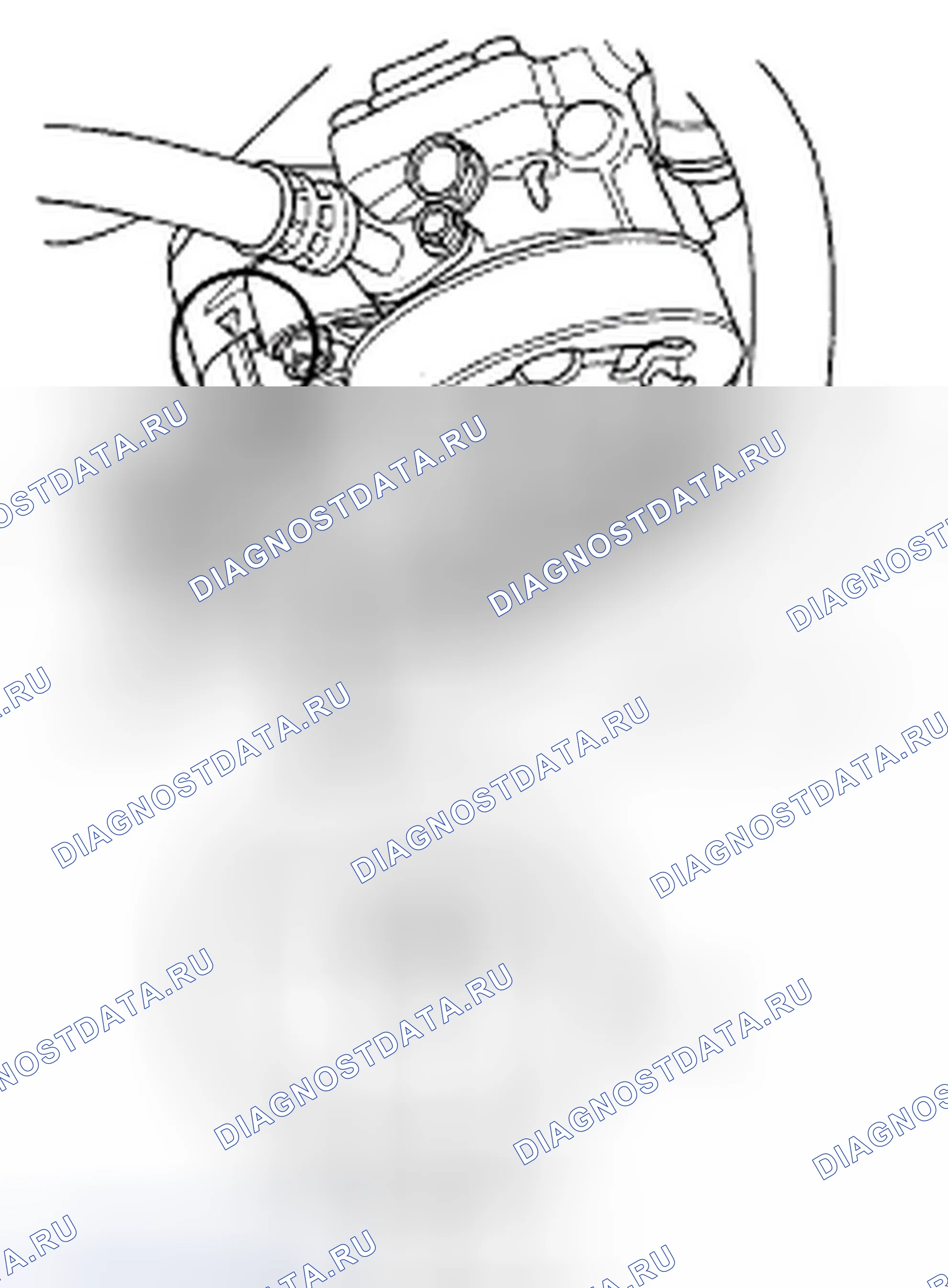 Рис. 15: Проверка приводного ремня. Honda Element YH2 рестайлинг 2