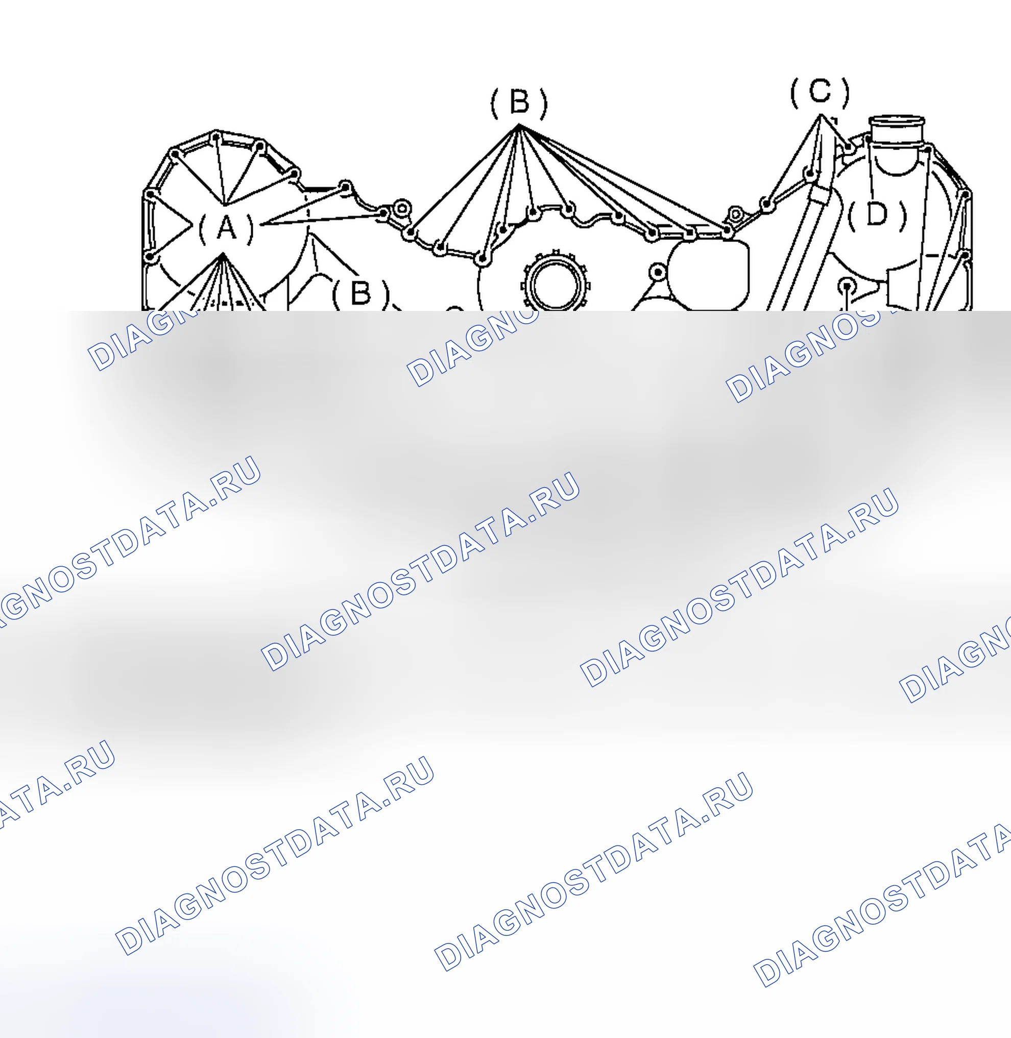 Рис. 383: ДЕМОНТАЖ. Subaru Outback BP