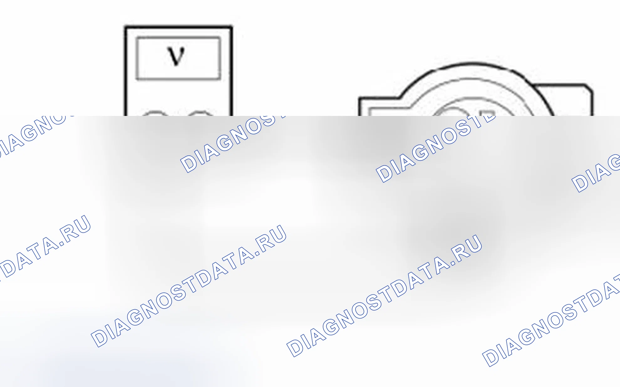 Рис. 7: диагностический тест D: коды неисправностей C0031: 01; C0034: 01; C0037: 01, C003A: 01, C0031: 19, C0034: 19, C0037: 19 AN. Ford Edge I рестайлинг