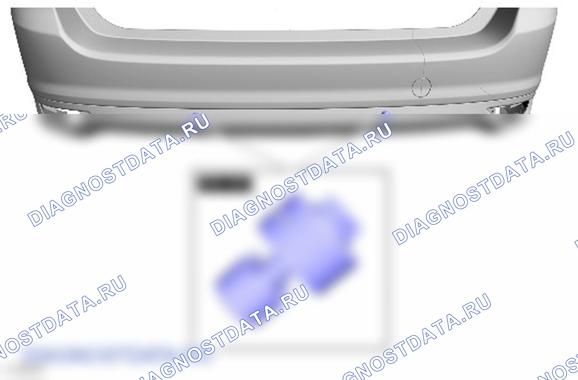 Разборка и сборка кожуха заднего бампера. Ford Grand C-MAX II