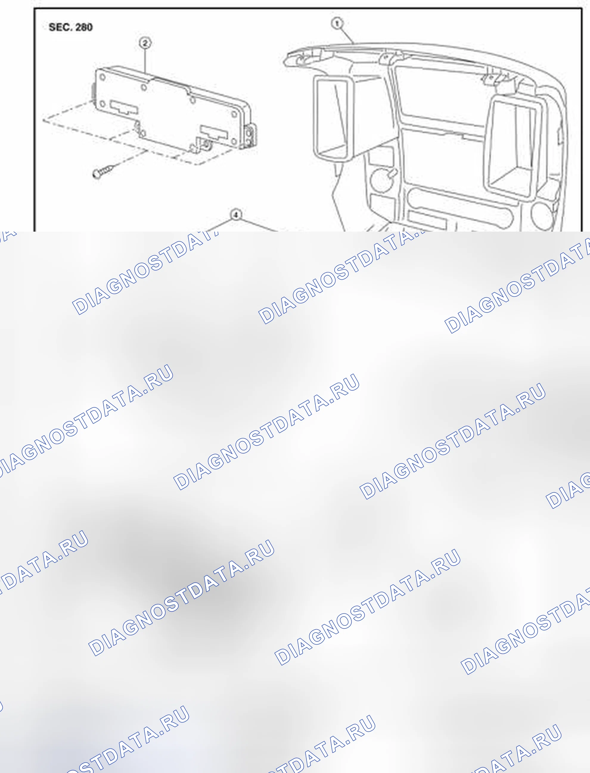 Рис. 485: Демонтаж и монтаж. Nissan Pathfinder III рестайлинг