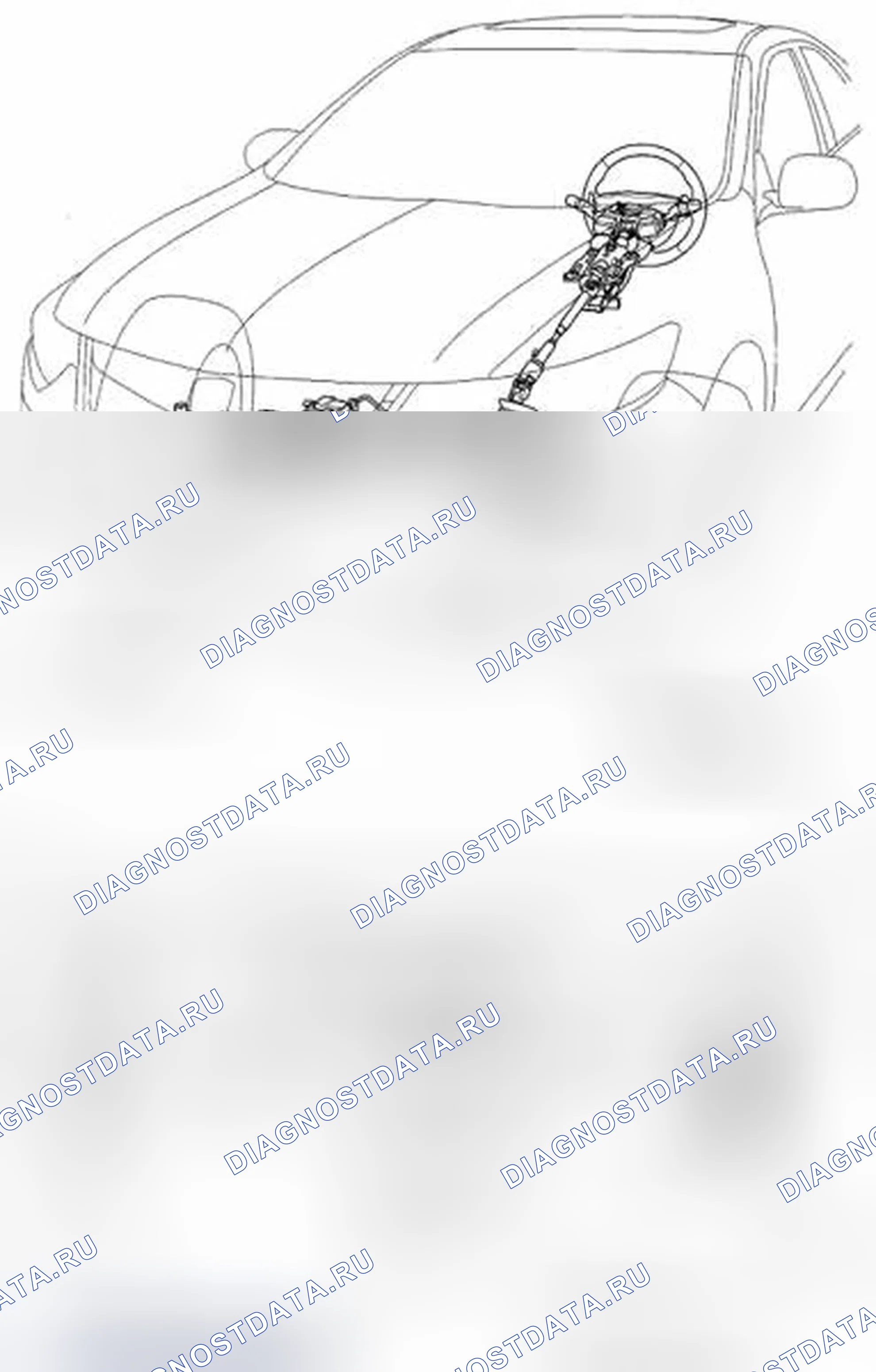Рис. 4: Указатель расположения компонентов. Acura TSX II