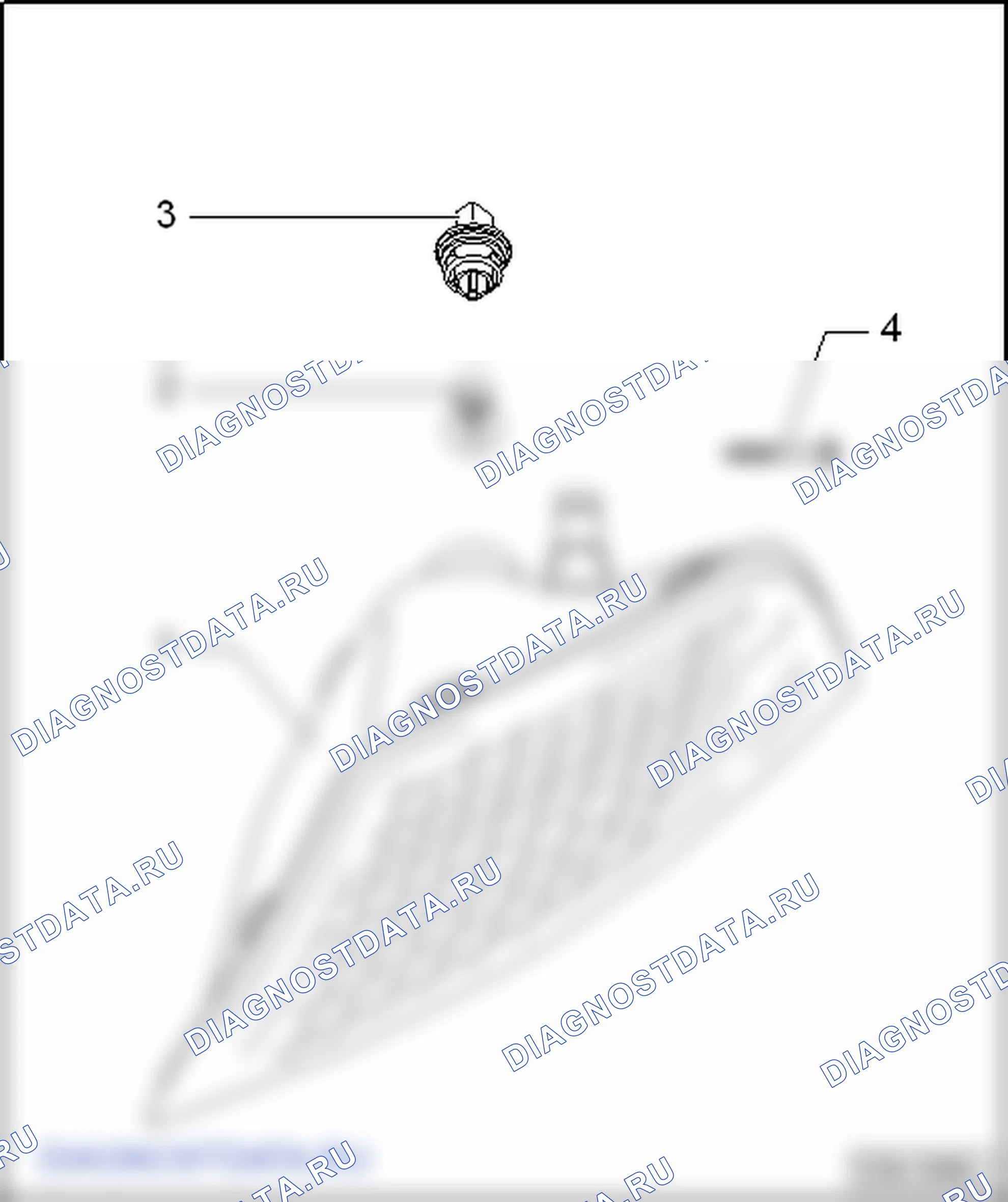Задние противотуманные фонари / фонари заднего хода Toledo. SEAT Altea I