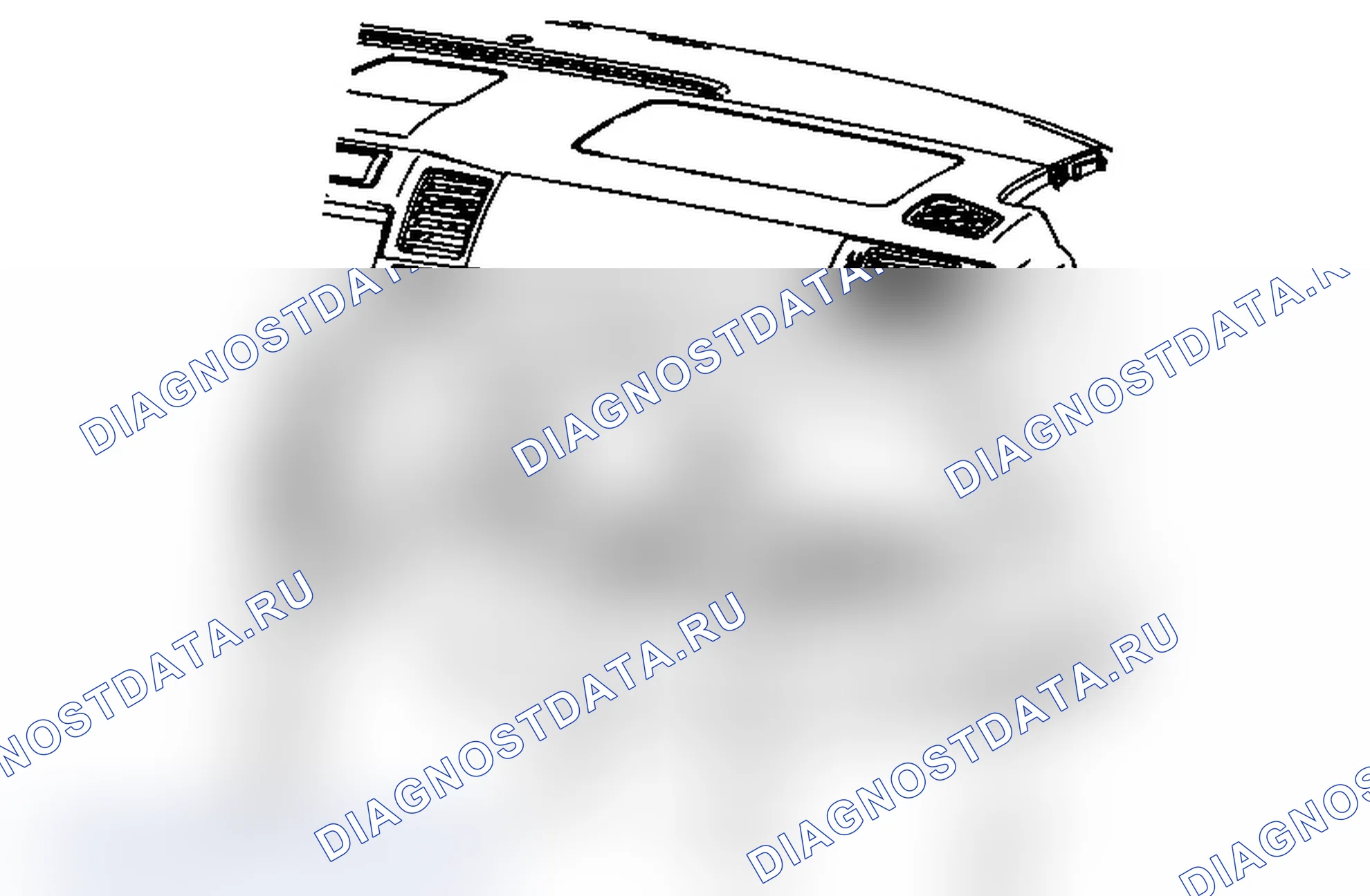 Рис. 133: Замена изолятора приборной панели (Cadillac). Chevrolet Tahoe III