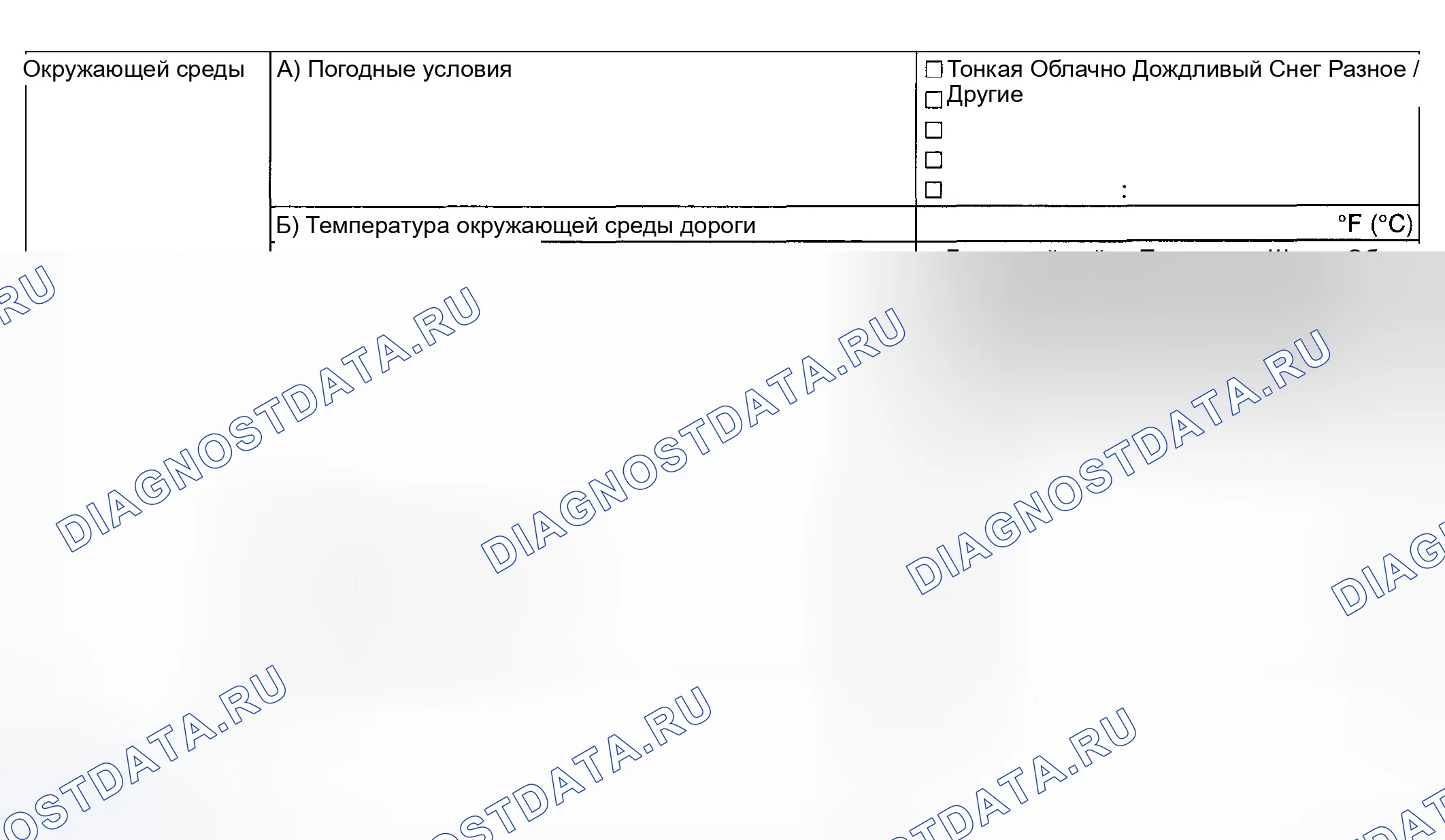 Рис. 433: Диаграмма интервью (при возникновении проблемы). Subaru Outback BH
