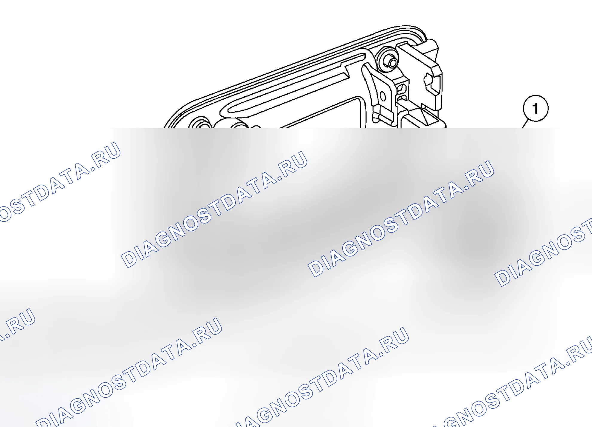 Рис. 132: Цилиндр дверного замка. Ford Pickup F350 Super Duty 