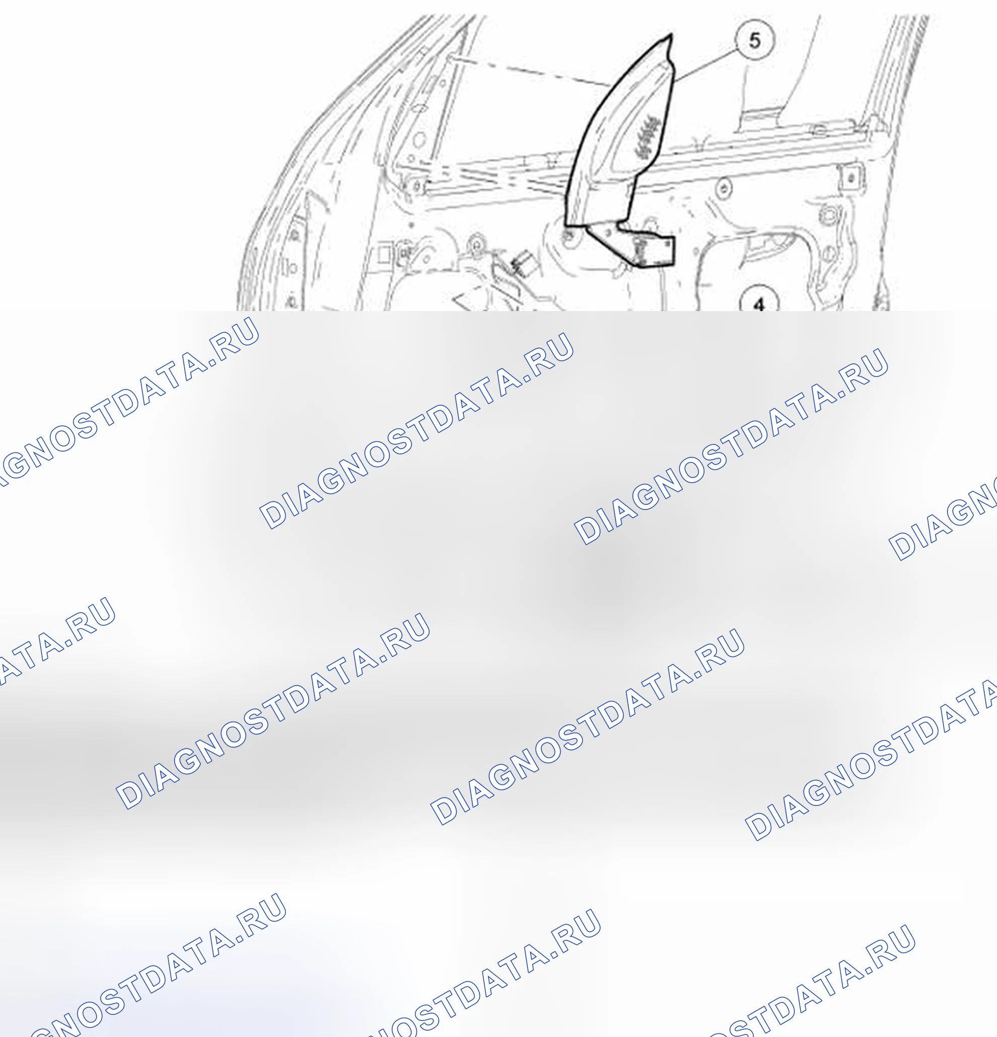Рис. 70: Дверной динамик. Hyundai Matrix I рестайлинг