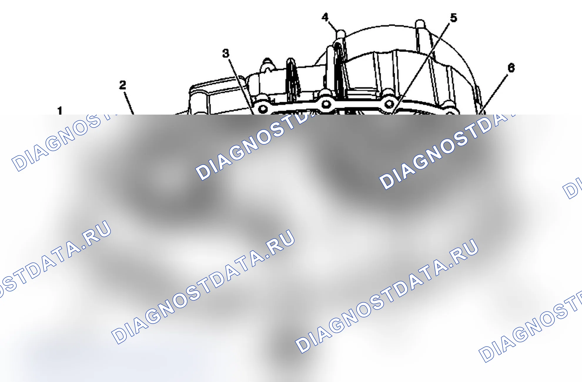 Рис. 22: Очистка и осмотр передней половины раздаточной коробки. Chevrolet Silverado 2500 HD 