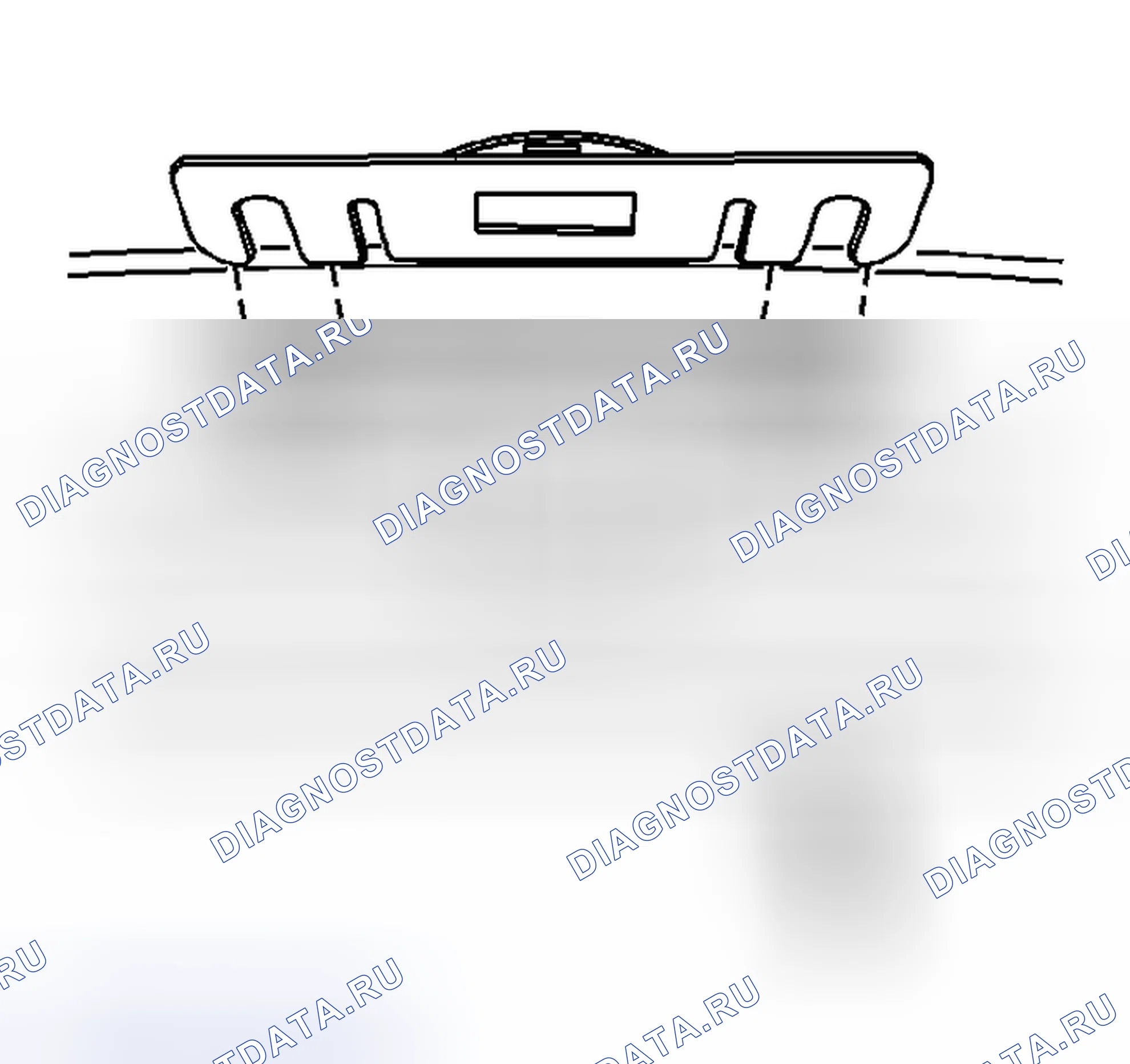 Рис. 39: Регулировка защелки и ударника окна дверь багажника. Saab 9-7X I