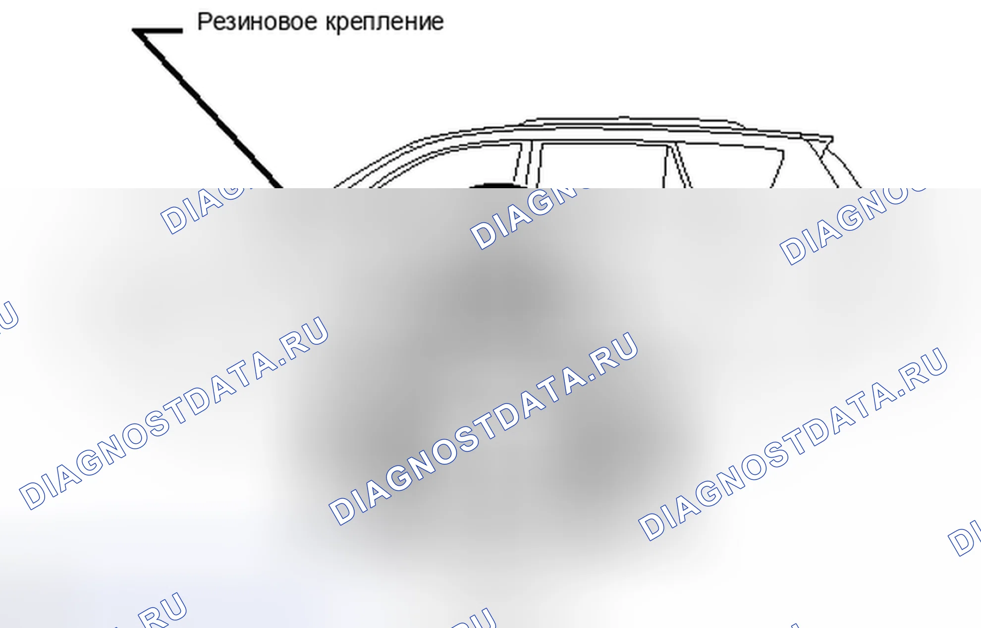 Рис. 42: МЕСТА ПОДЪЕМА И ПОДДЕРЖКИ ТРАНСПОРТНОГО СРЕДСТВА. Toyota RAV4 III рестайлинг