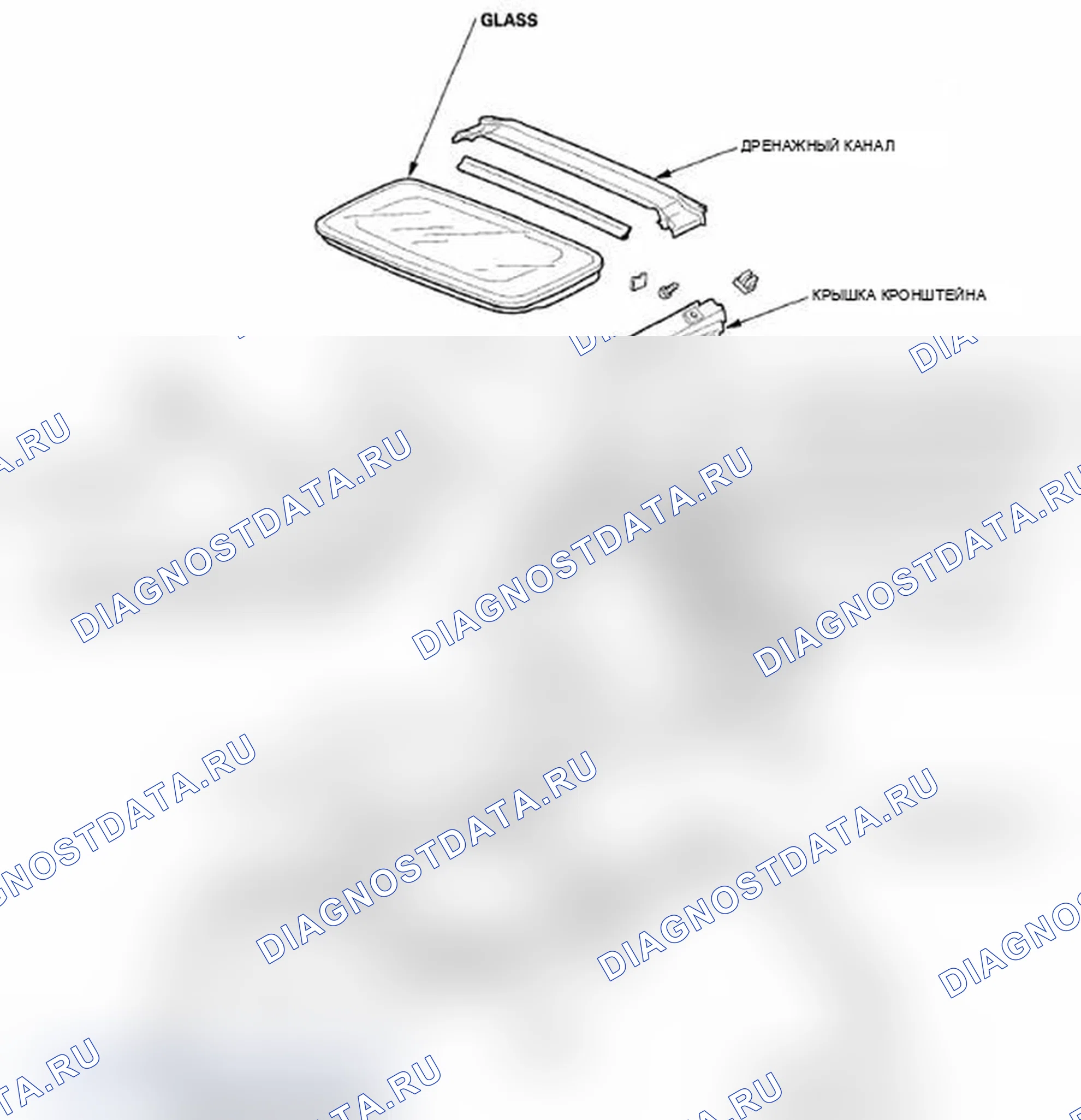 Рис. 1: Указатель расположения компонентов. Acura RL II рестайлинг