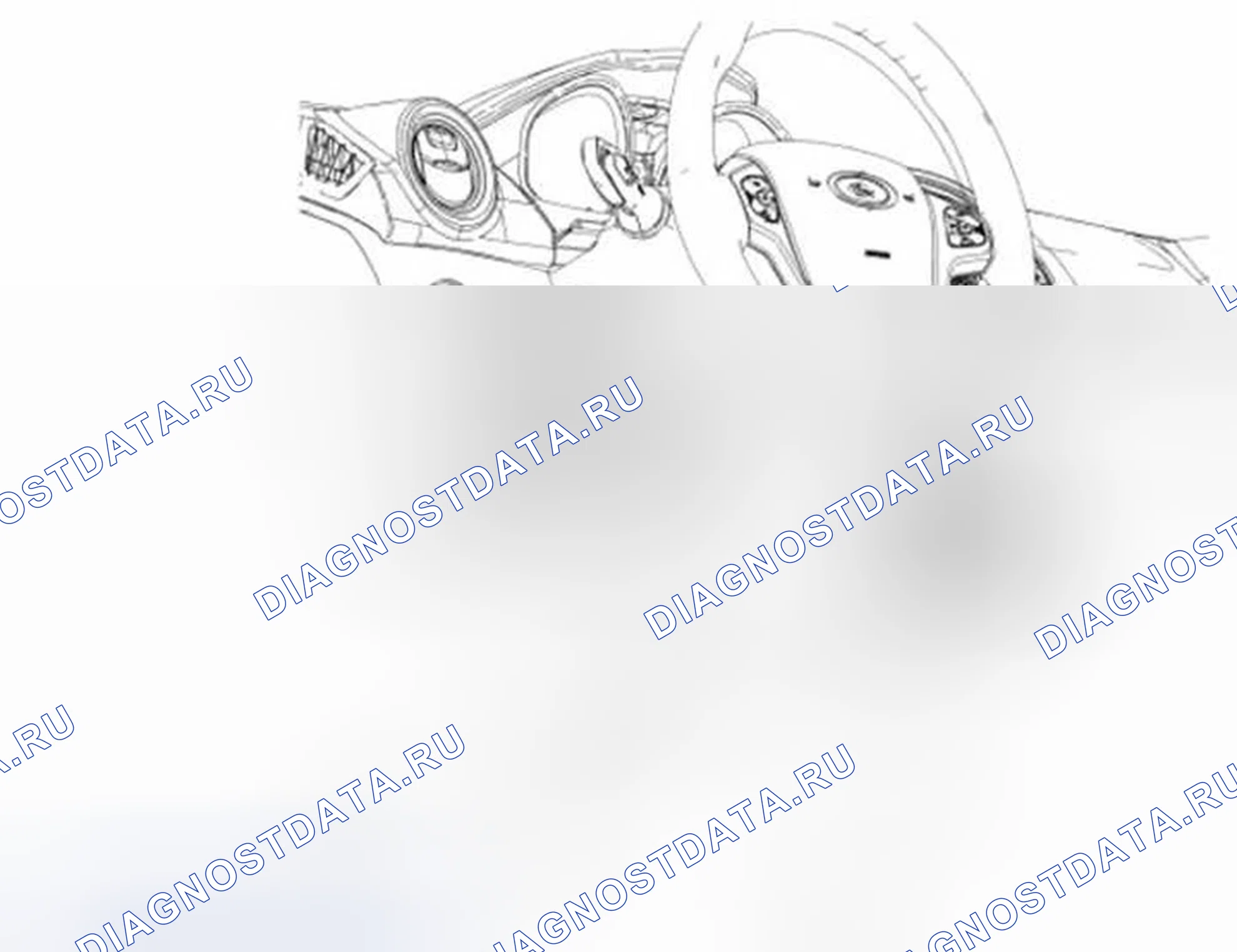 Рис. 104: Переключатель фар. Ford Fiesta Mk6