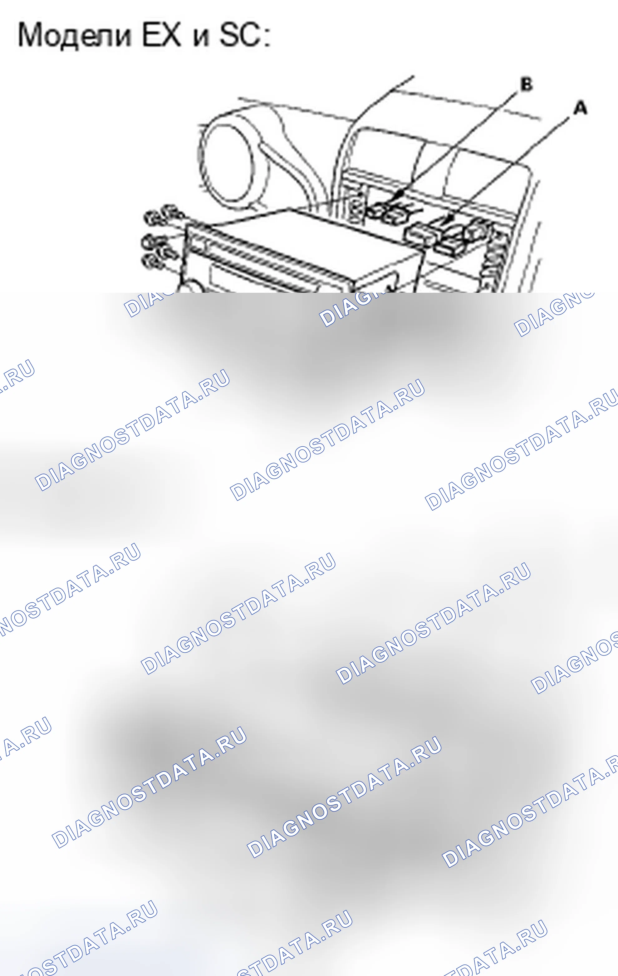 Рис. 4: Демонтаж / монтаж аудиоблока. Honda Element YH2 рестайлинг 2