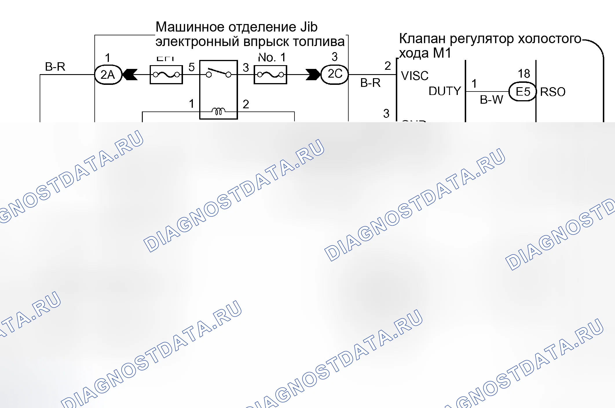 Рис. 252: электросхема. Toyota Celica T230 рестайлинг