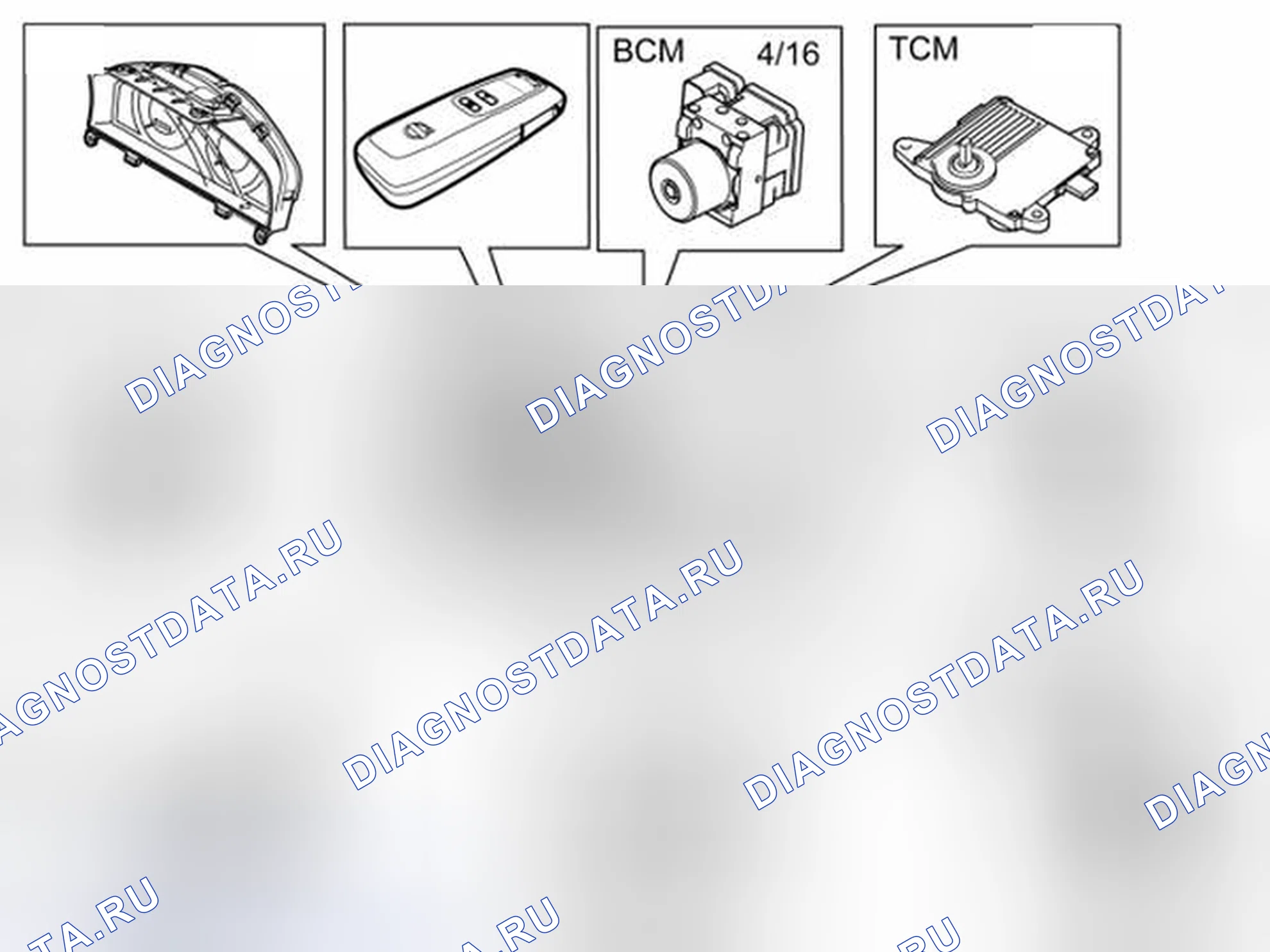Рис. 1171: ОБЗОР СИСТЕМЫ. Volvo S80 II рестайлинг