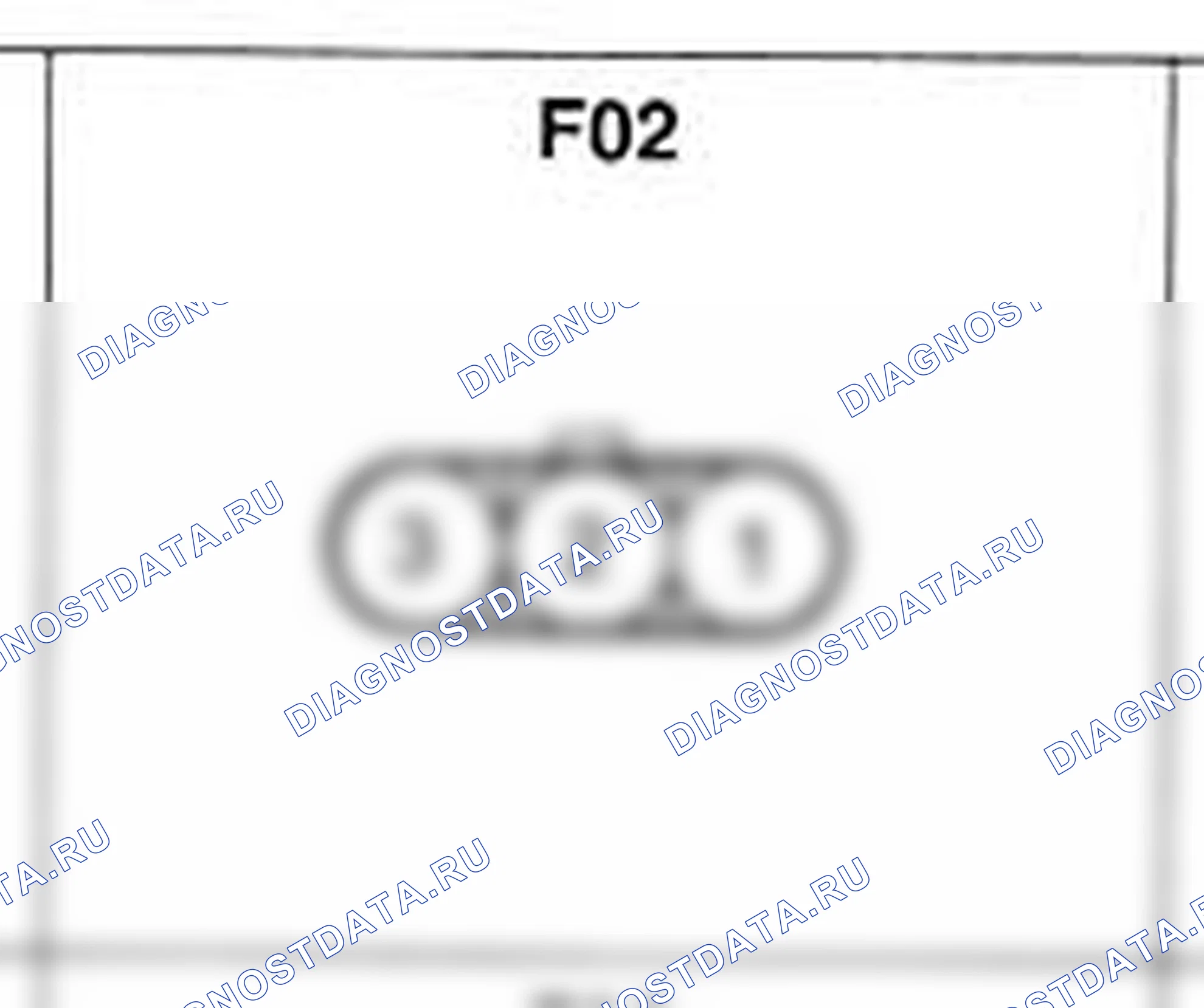 Распиновка разъёма F02 — основного жгута. Hyundai H-1 A1