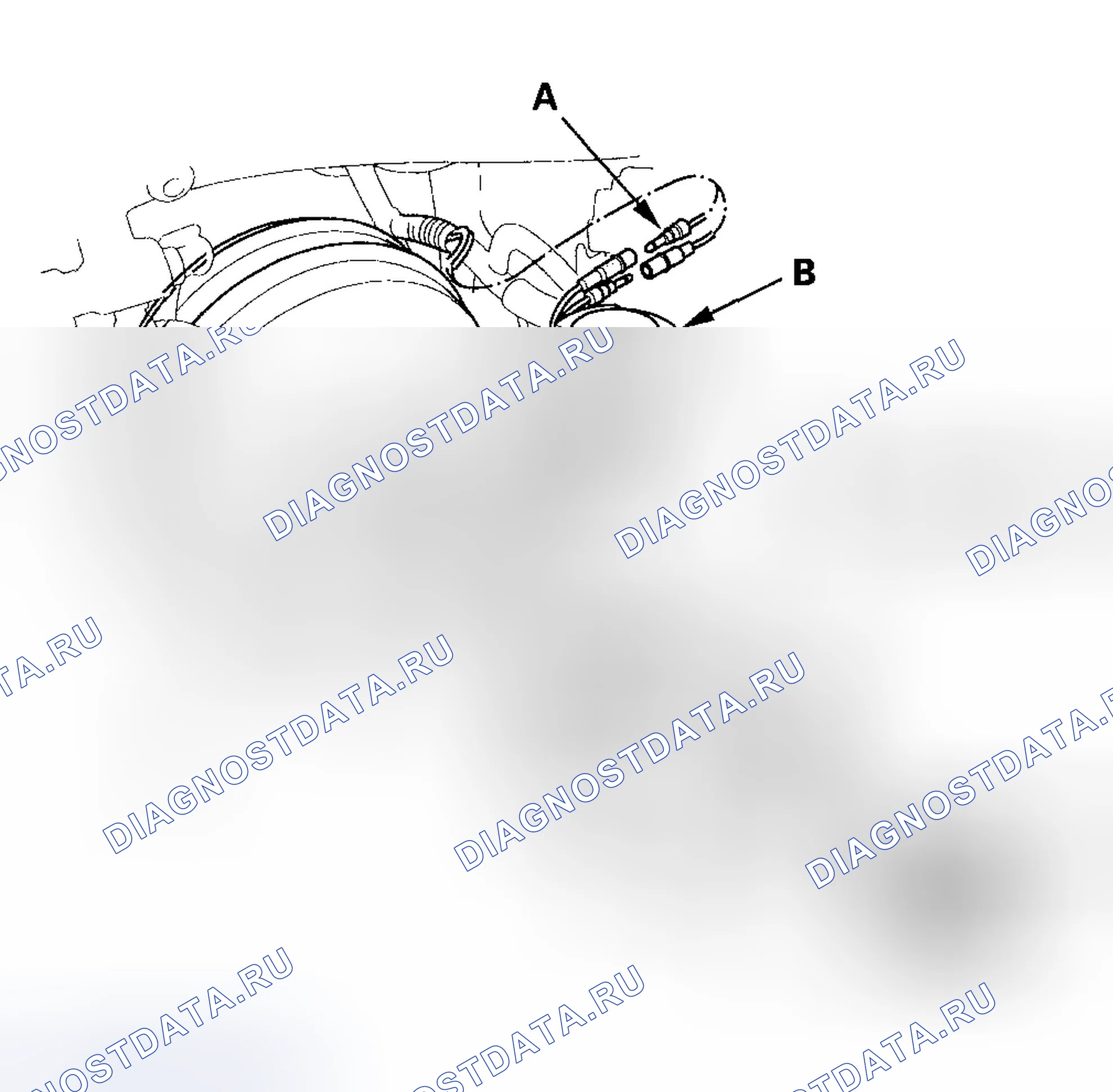Рис. 37: Замена главного цилиндра. Honda Ridgeline I